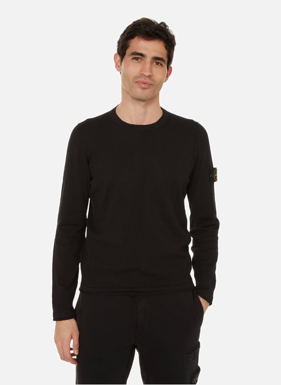 Stone island jumper mens black shop