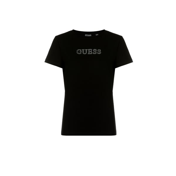 Guess Cotton T-shirt In Black