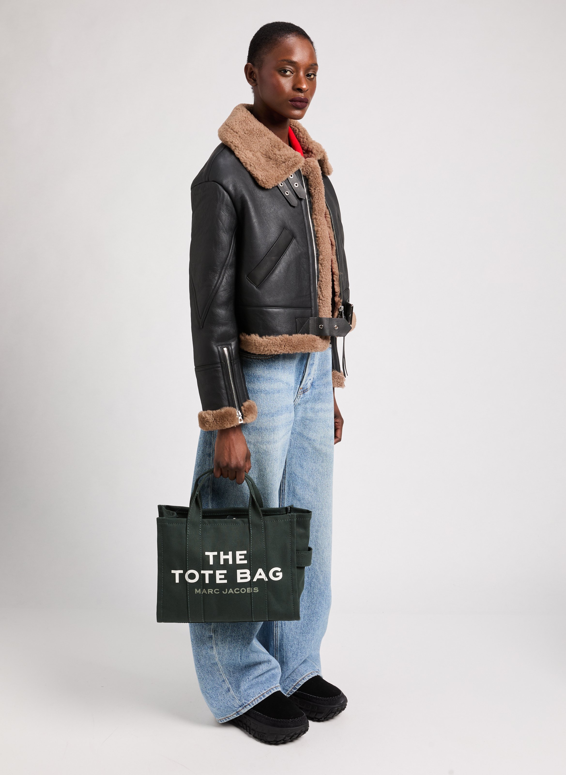 Sac cabas The Canvas Medium Tote Bag MARC JACOBS Vert