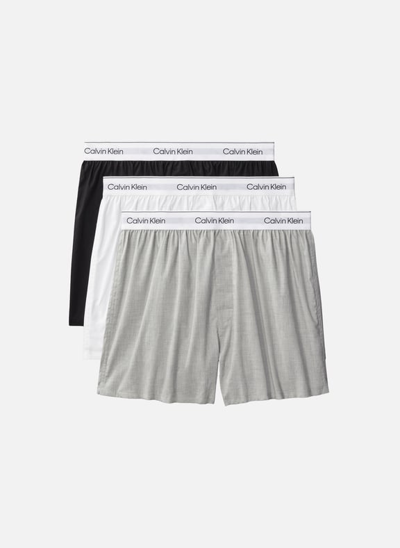Lot de 3 caleçons en coton Multicolore by CALVIN KLEIN CALVIN KLEIN Lot de 3 caleçons en coton Multicolore