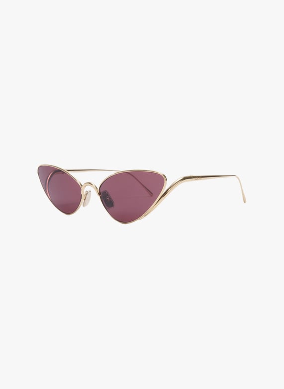 Lunettes de soleil Shooting Star en acier inoxydable | Rouge by LOEWE Lunettes de soleil Shooting Star en acier inoxydable Rouge