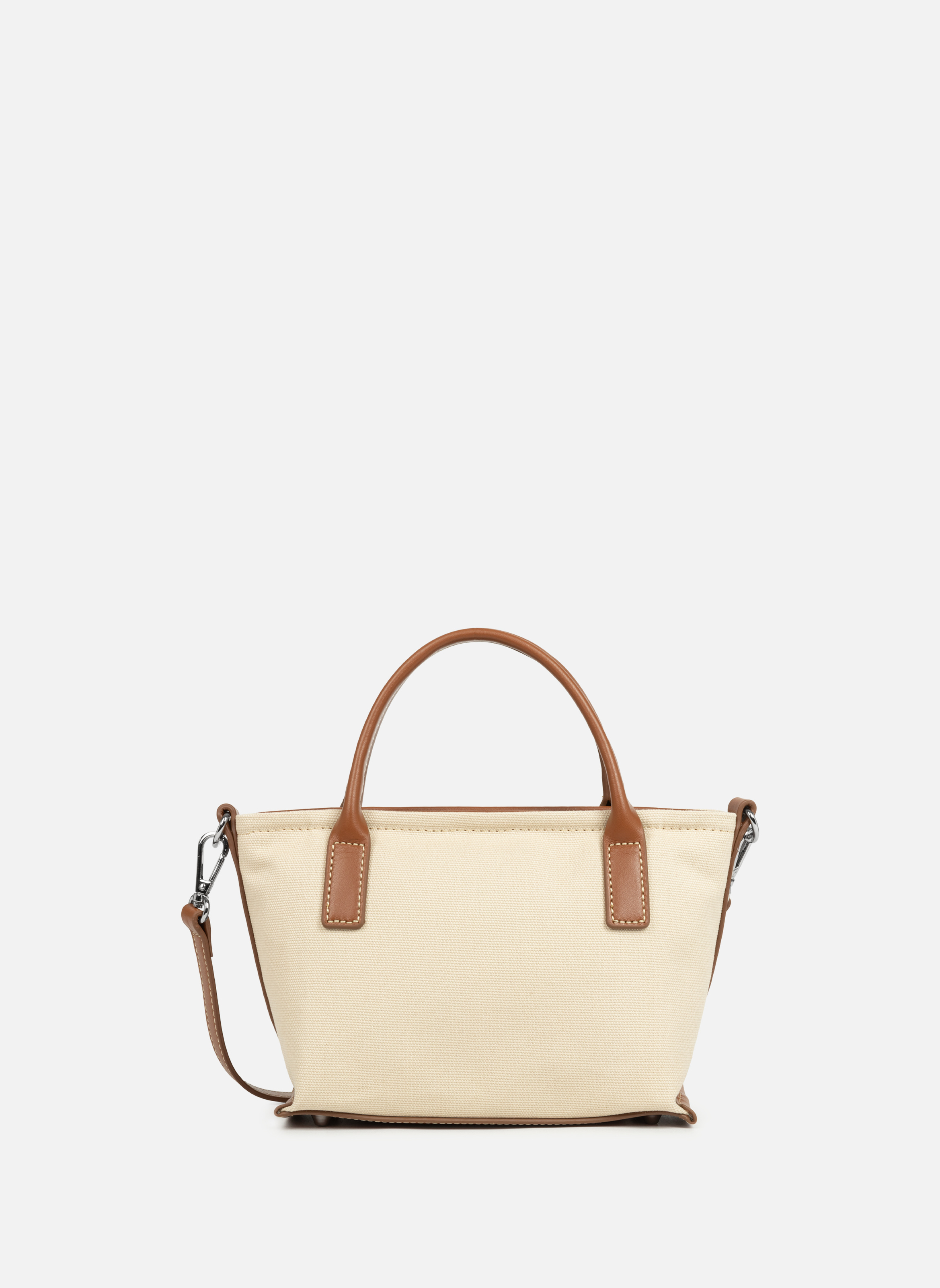 Mini tote bag - Canvas KBA LANCASTER Beige