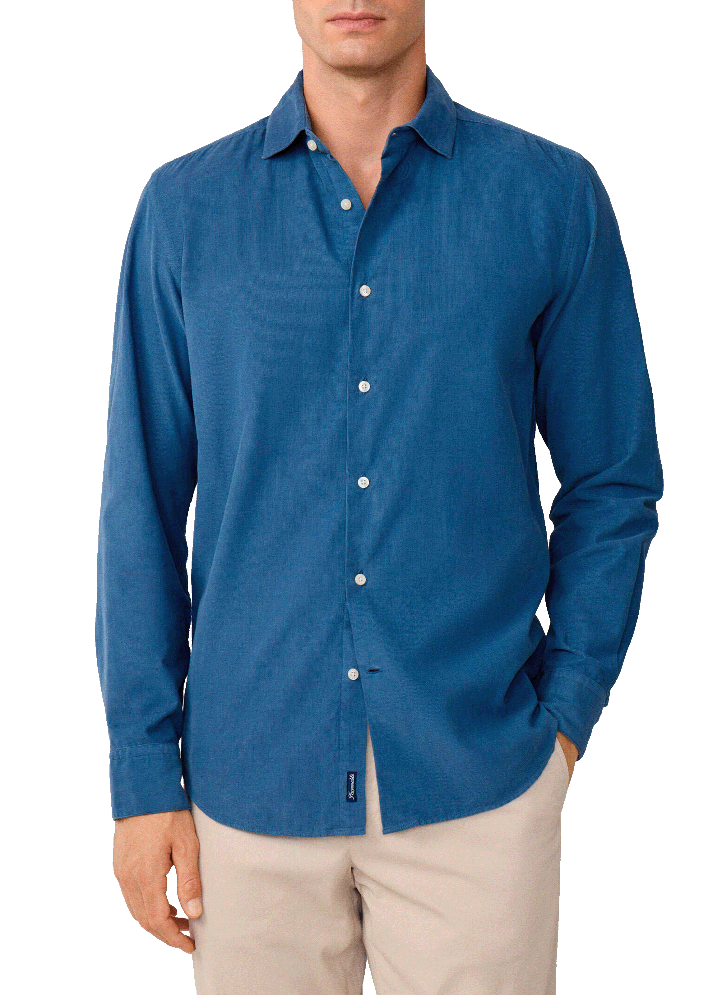 FACONNABLE Chemise en coton Bleu