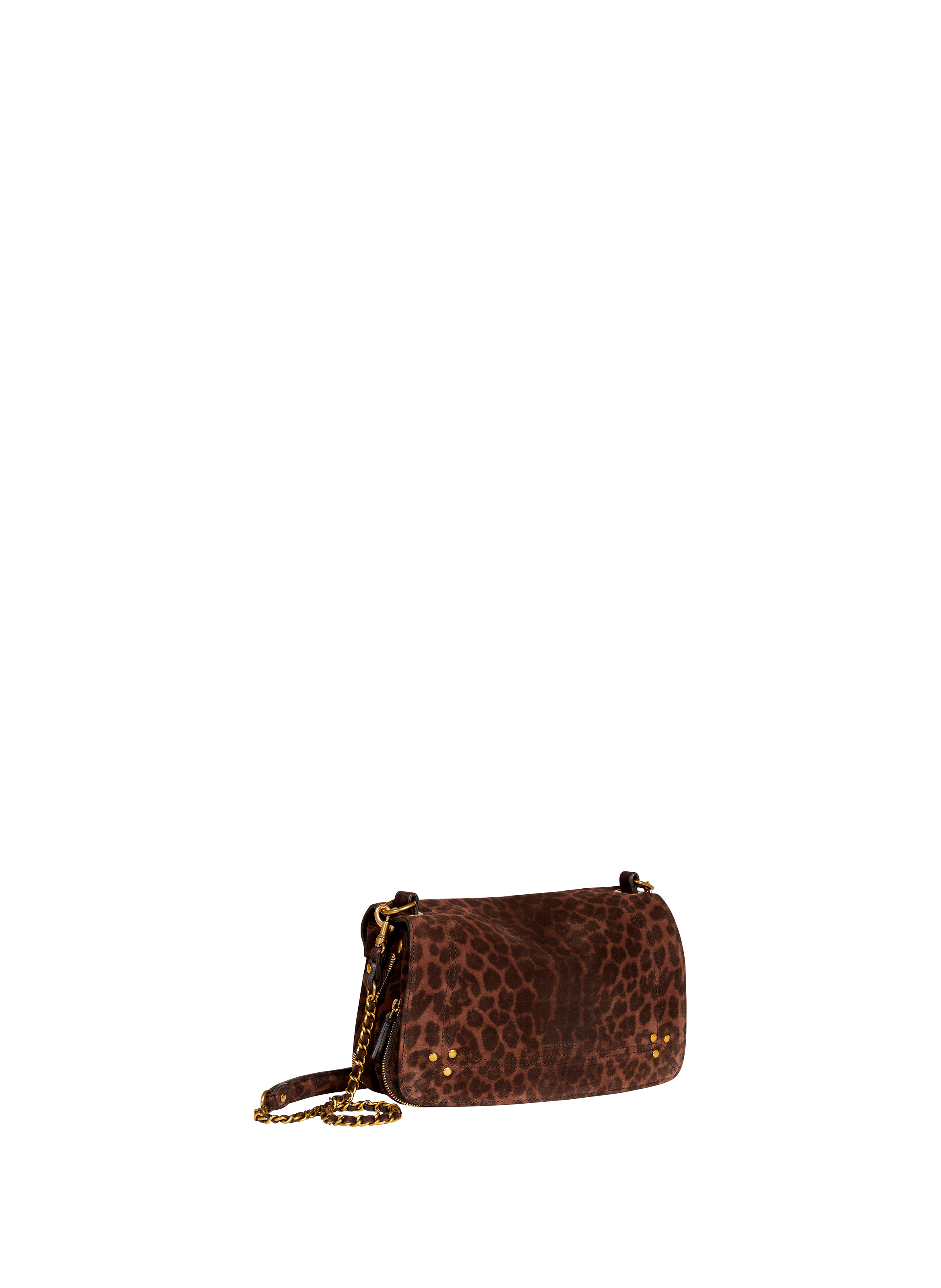 Sac bandoulière imprimé en cuir de veau et chèvre JÉRÔME DREYFUSS Multicolore