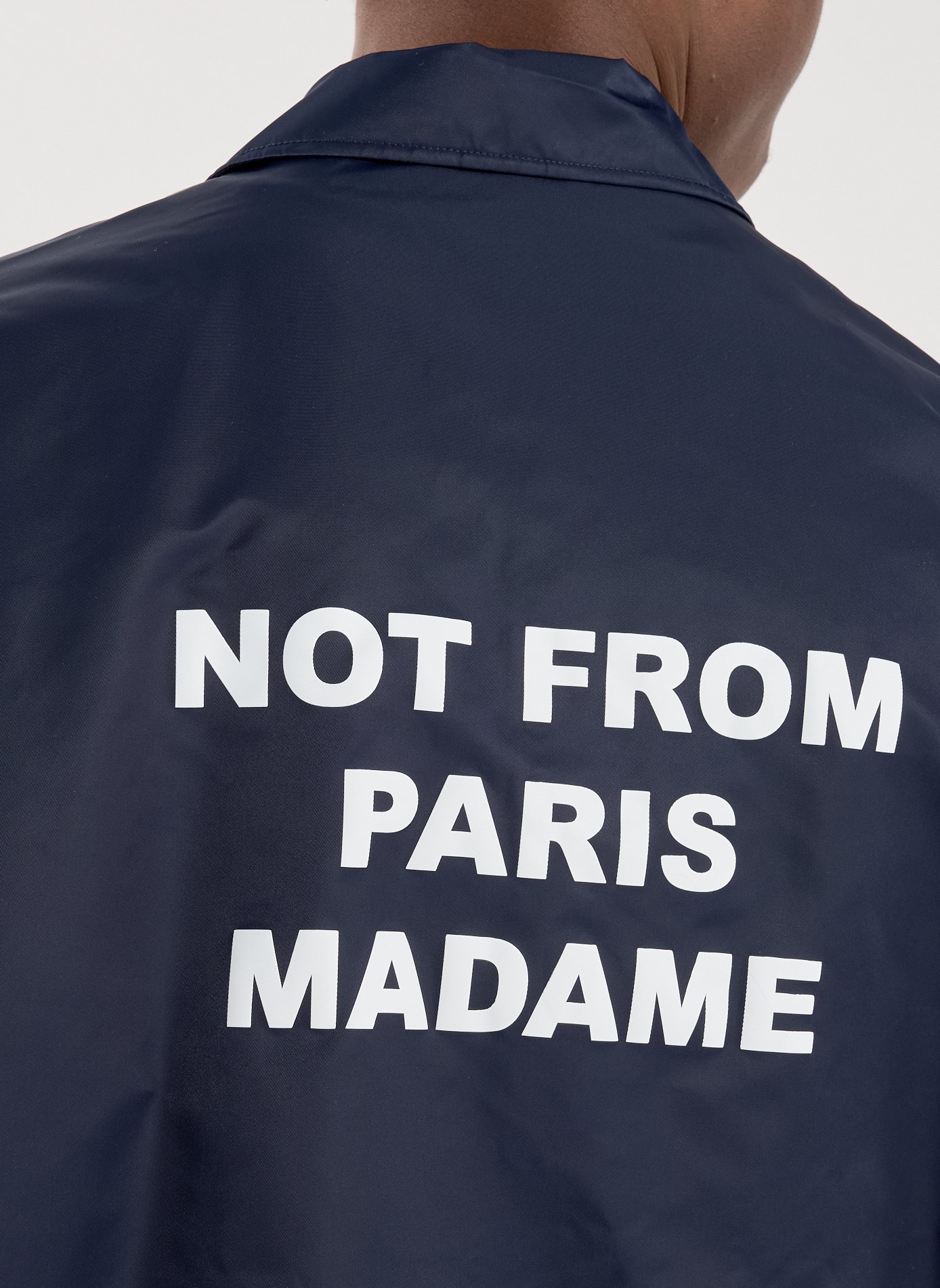 La veste slogan  DROLE DE MONSIEUR Bleu