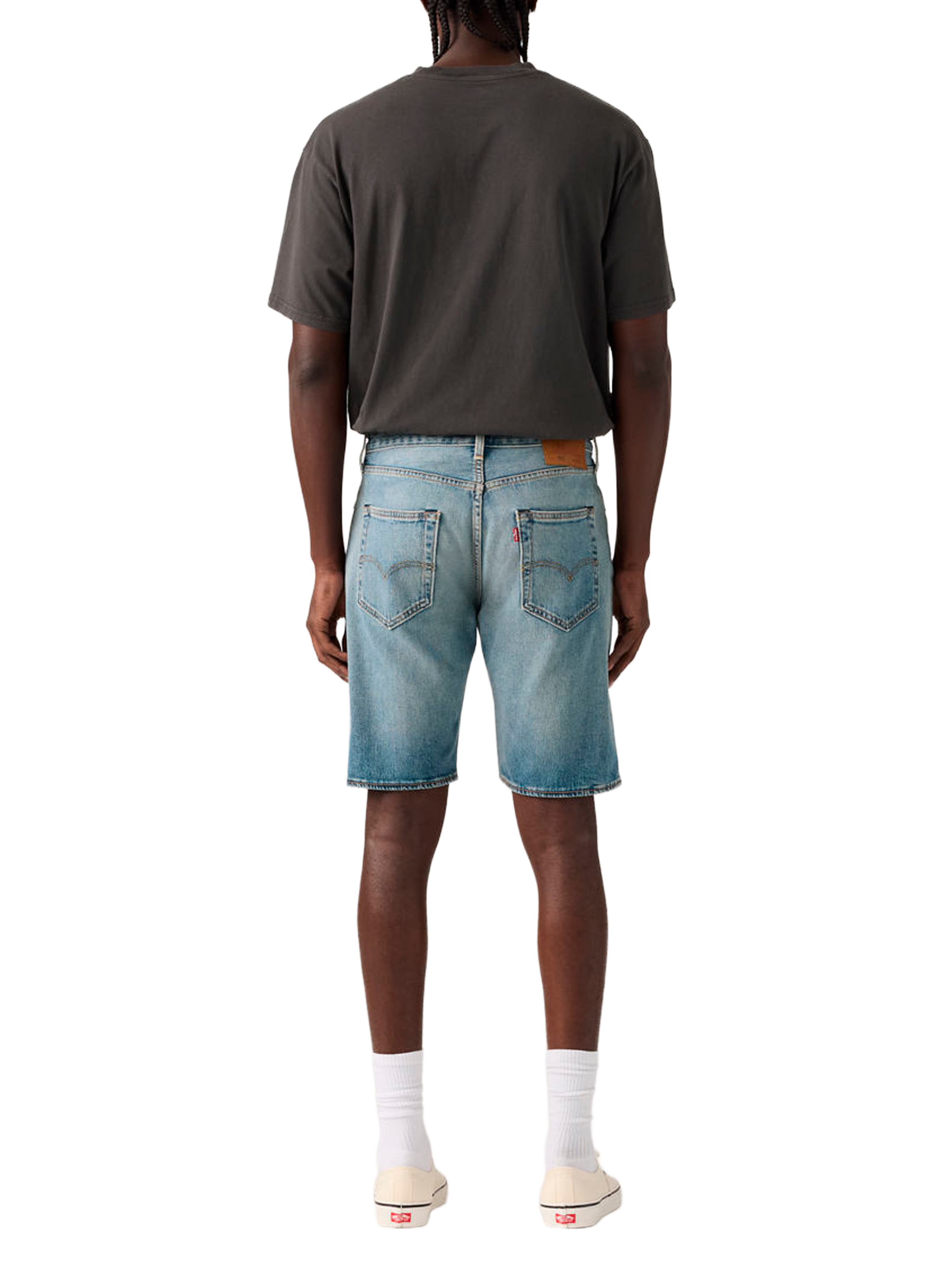 Short denim en coton mélangé LEVI'S Bleu