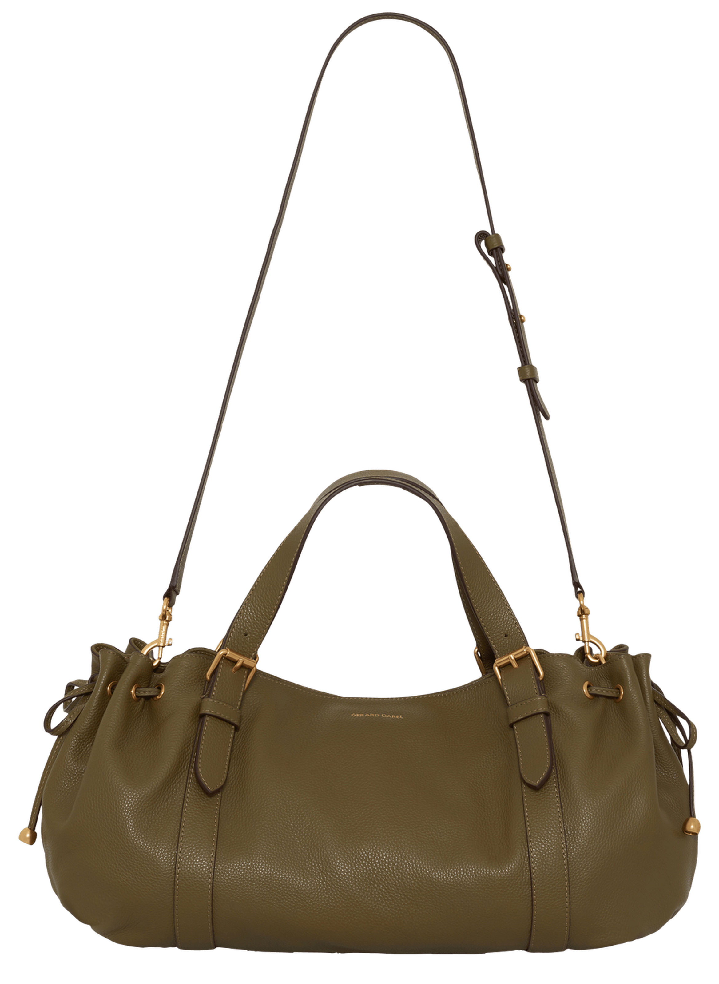 Sac à main en cuir grainé - le 24h GERARD DAREL Kaki