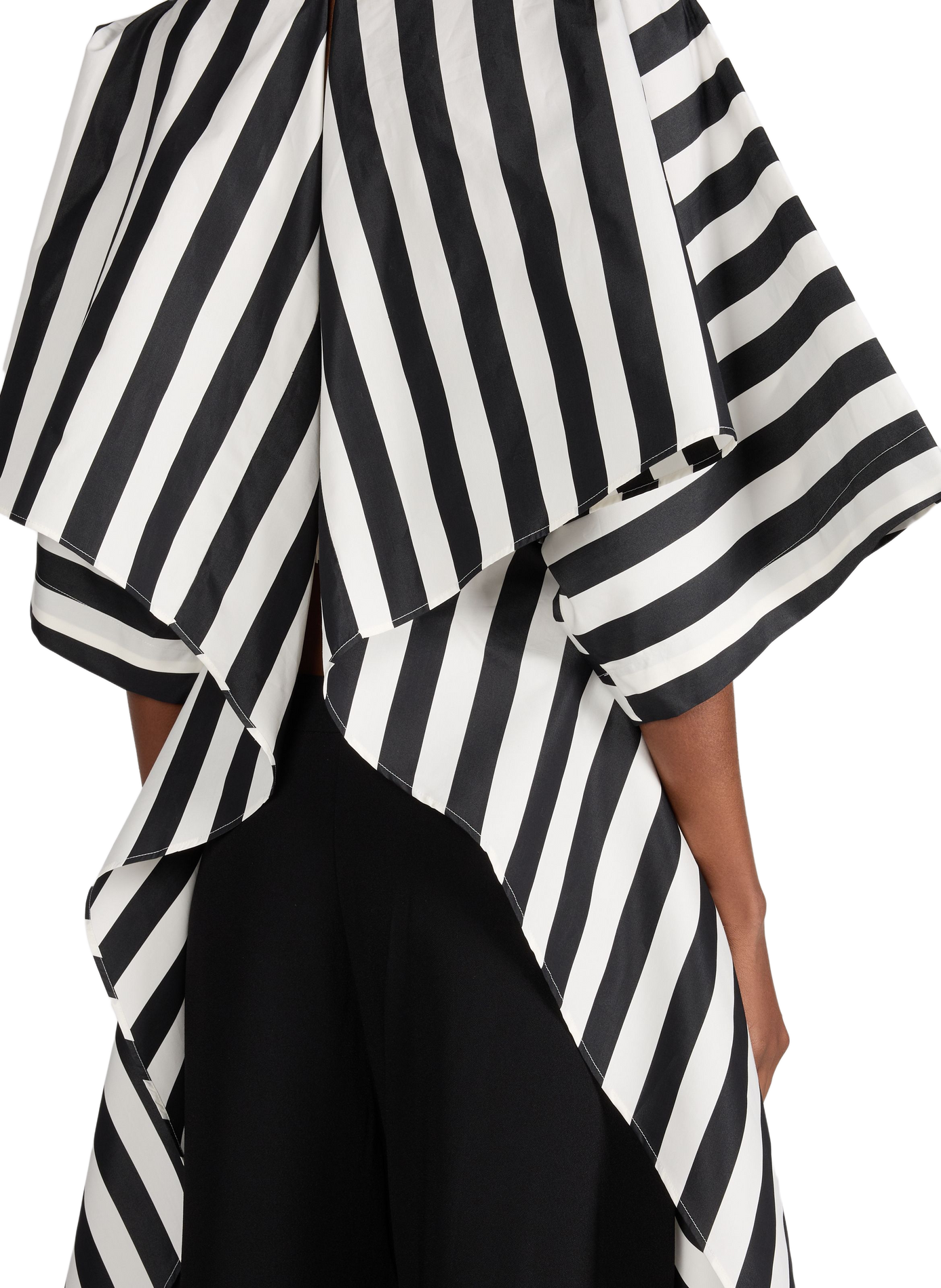 The Moisson Striped Tunic in Cotton and Silk JACQUEMUS Multicolour