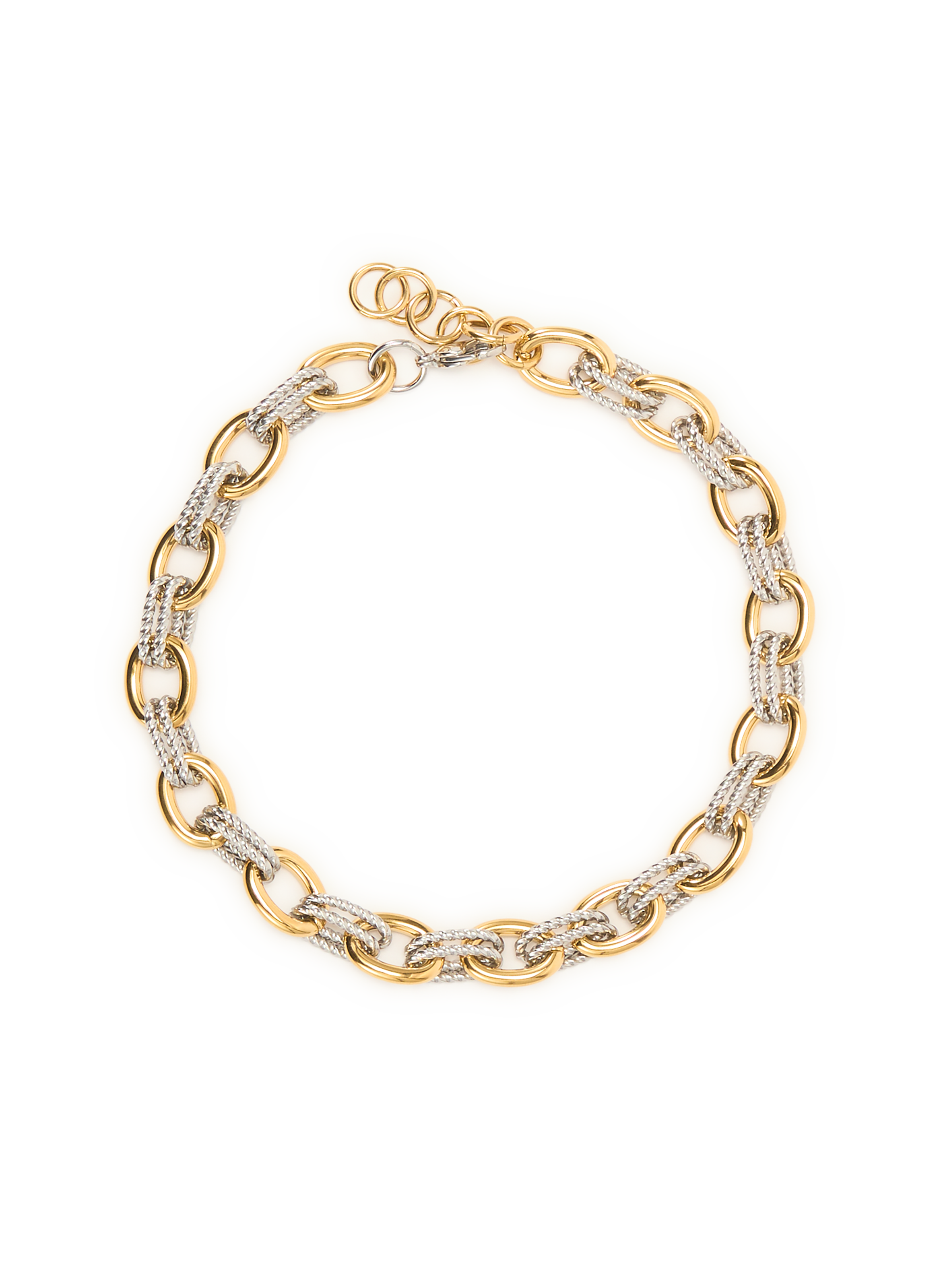 Round mesh necklace AU PRINTEMPS PARIS Silver