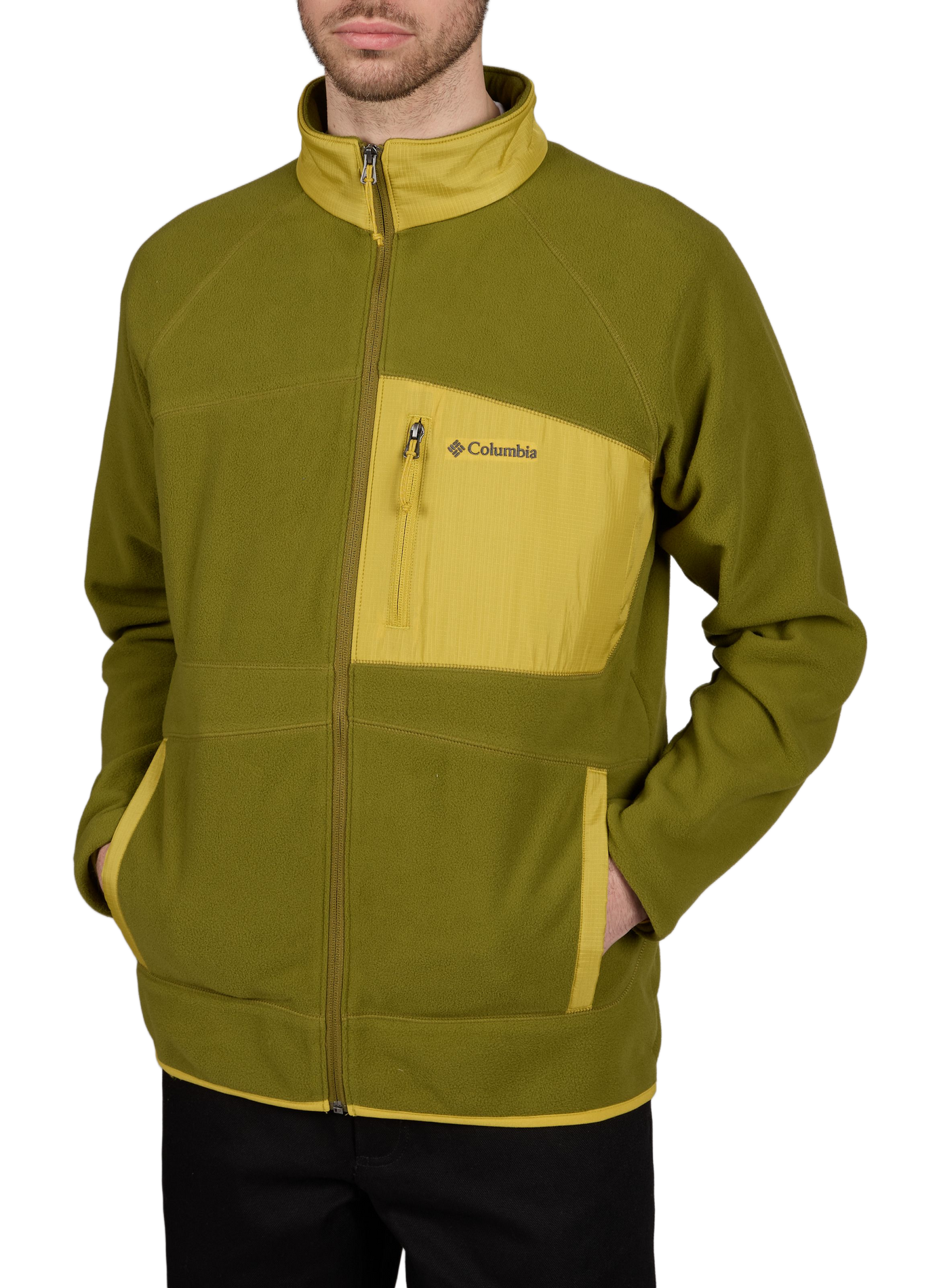 Veste polaire Fast Trek à col montant COLUMBIA Vert