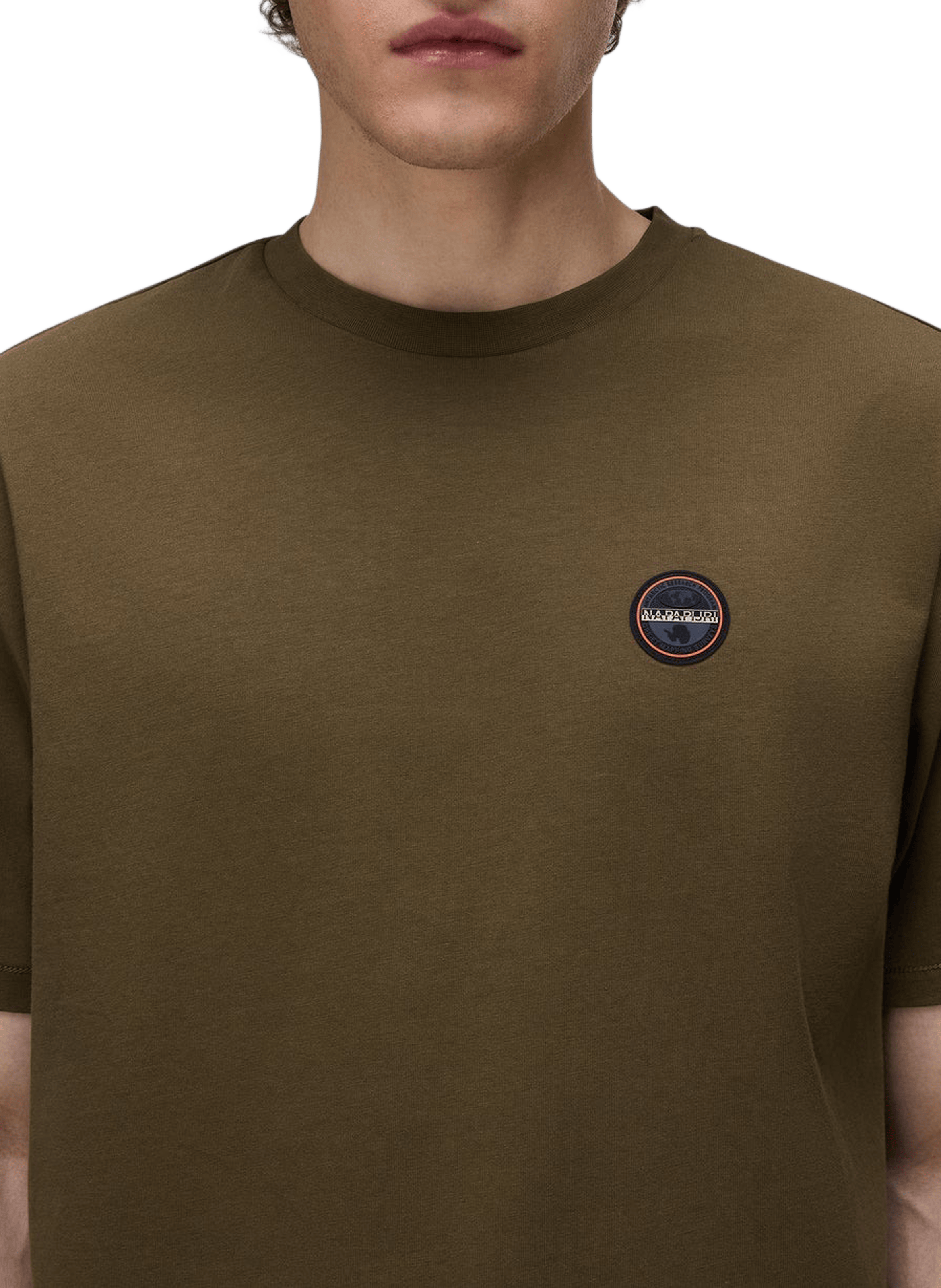 Cotton Logo T-shirt Khaki