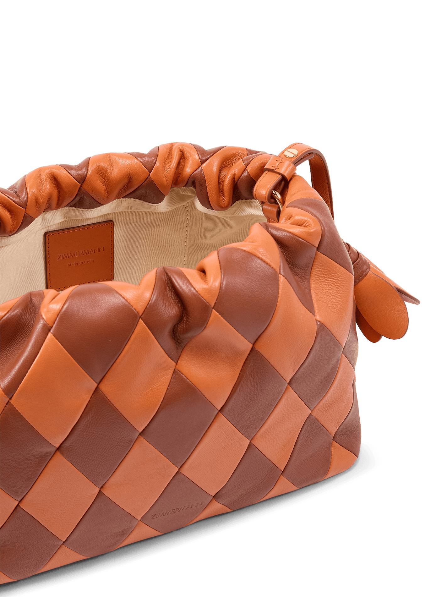 Cartera Cloud 91 mediana de cuero de oveja ZIMMERMANN Blanco