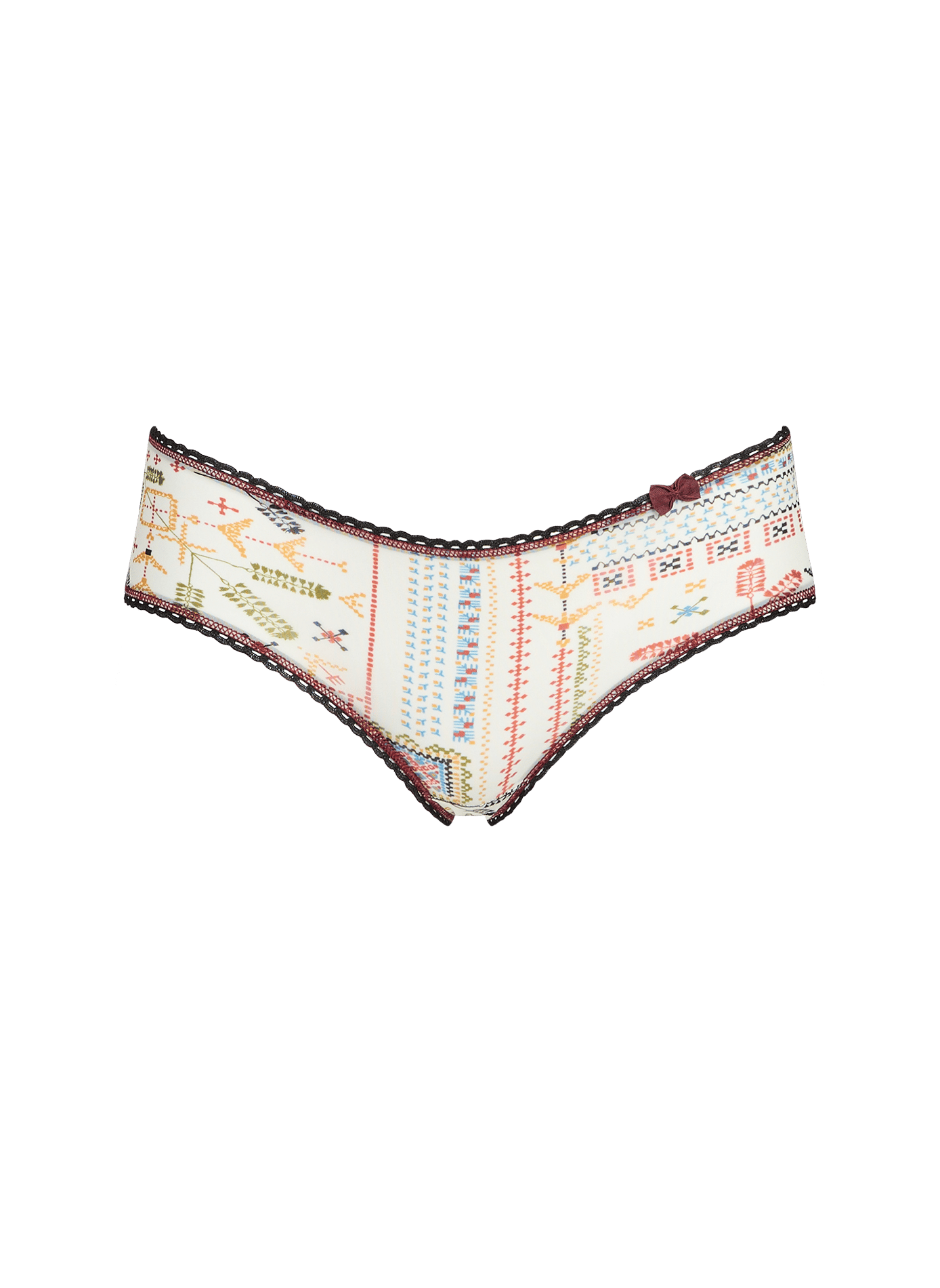 Printed culottes with lace edges MOMONI Multicolour