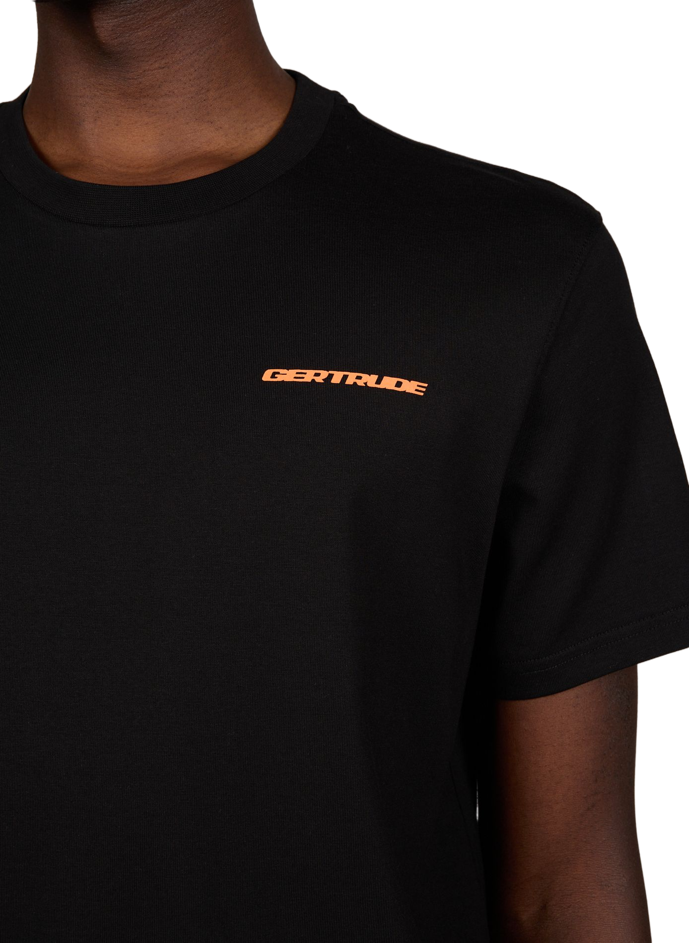 tee-shirt droit en coton GERTRUDE ET GASTON Noir