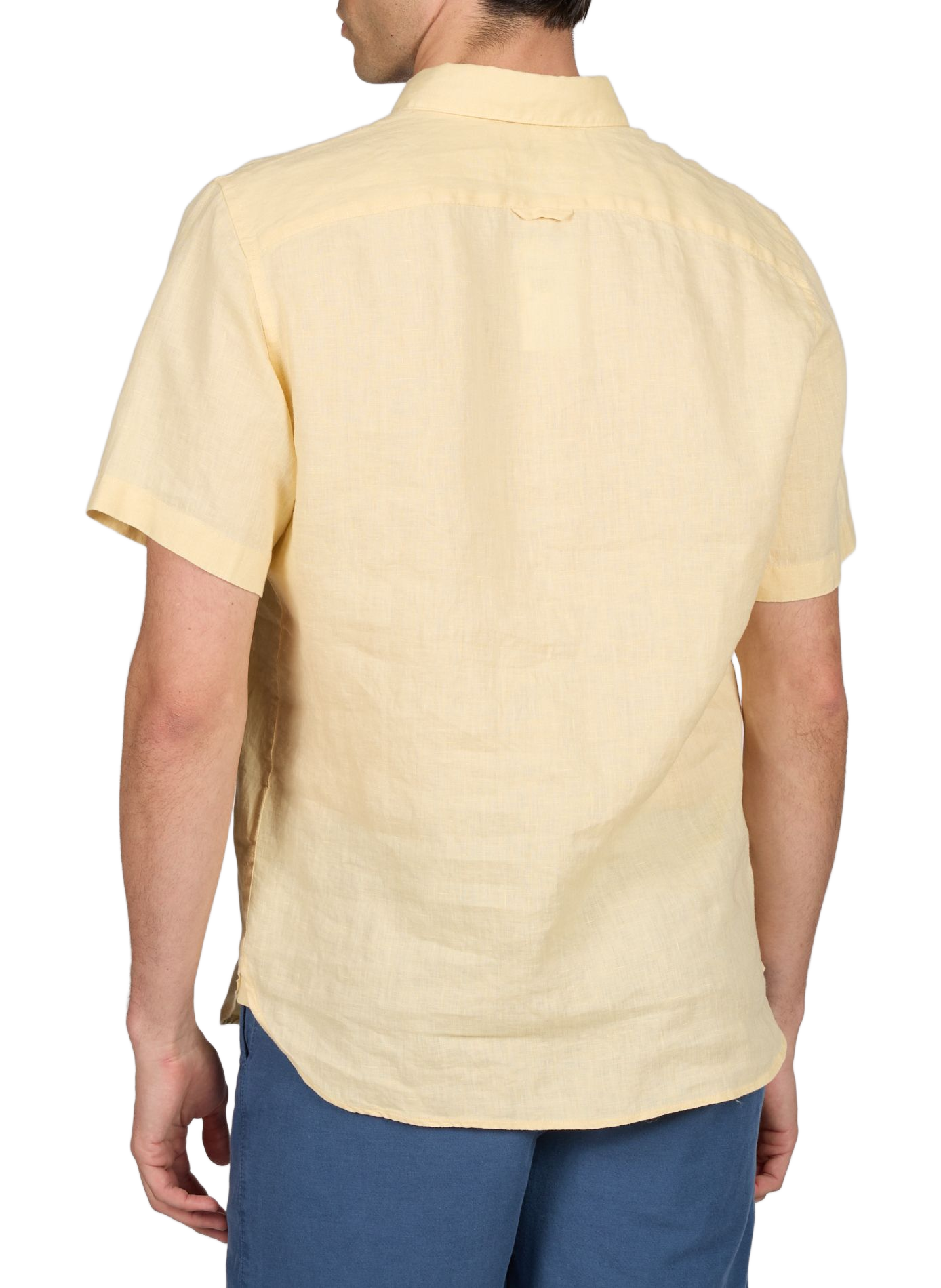 Chemise slim en lin TIMBERLAND Jaune