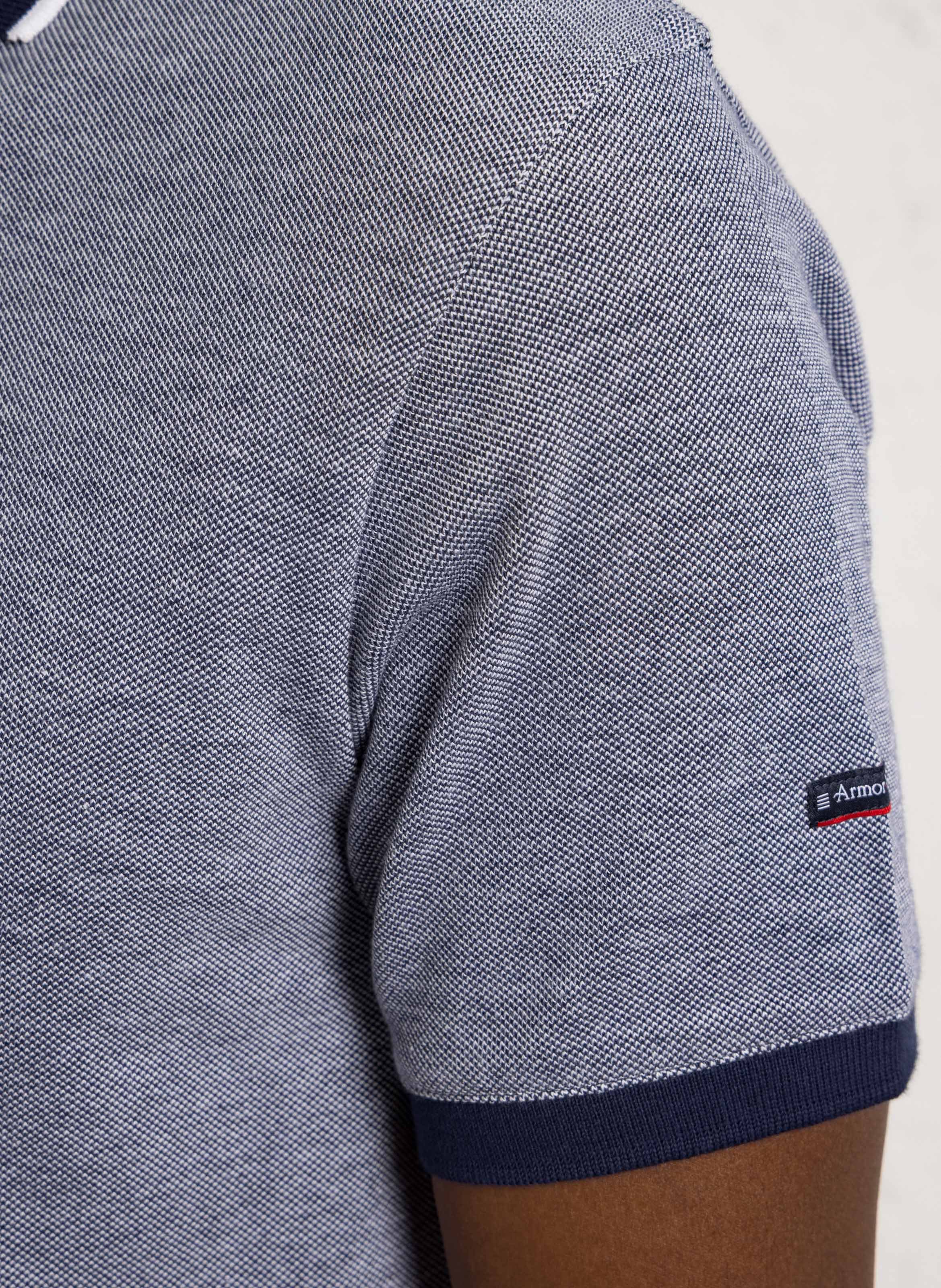 Straight cotton polo shirt ARMOR-LUX Blue
