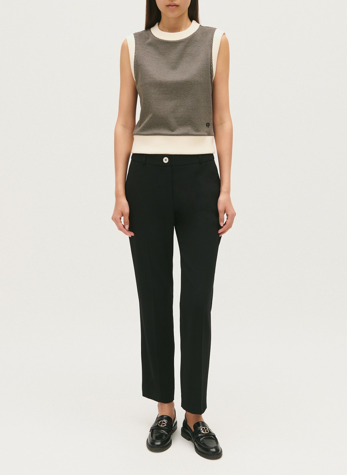 Pantalon droit CLAUDIE PIERLOT Noir