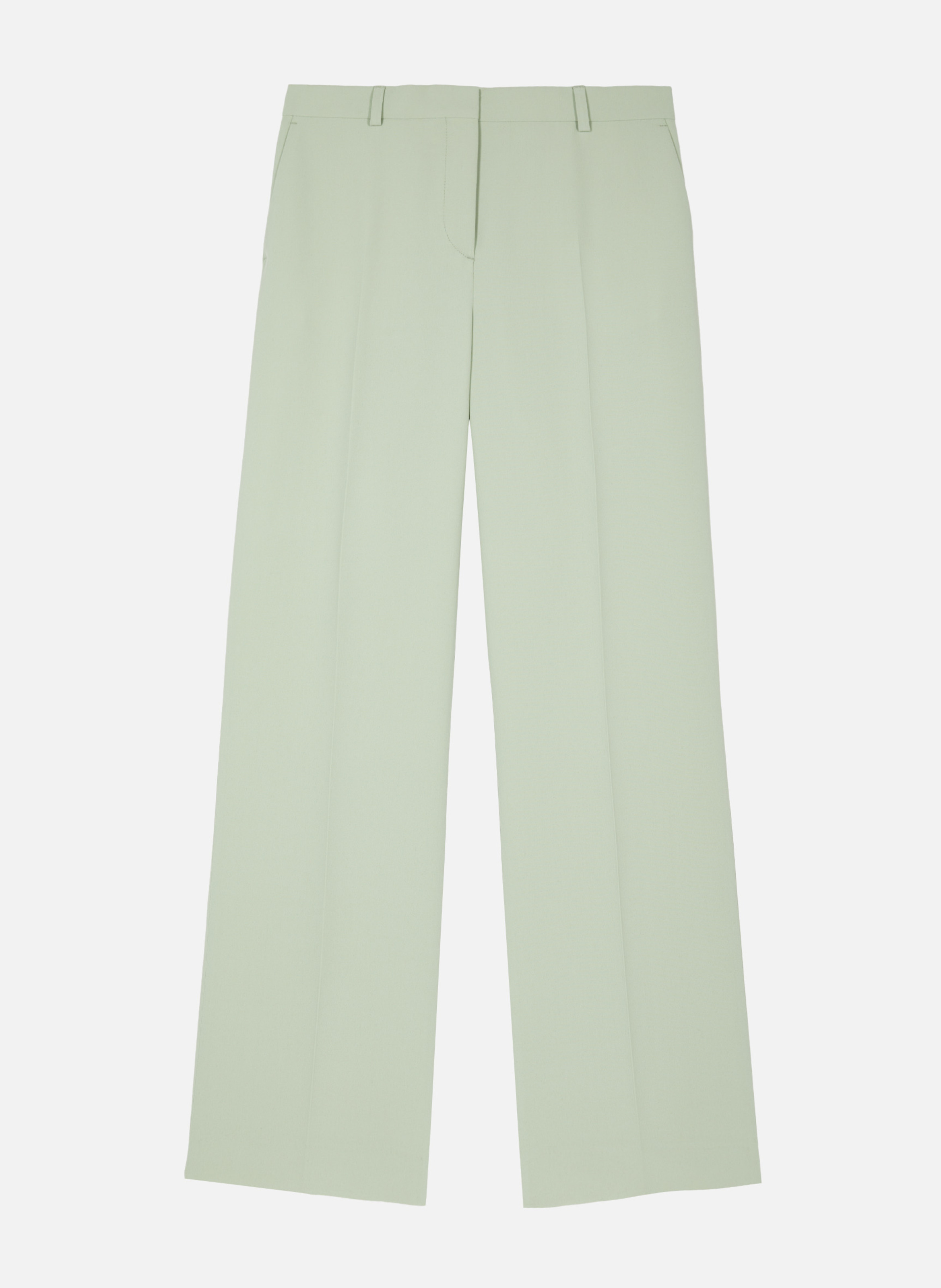 Pantalon de tailleur droit THE KOOPLES Vert