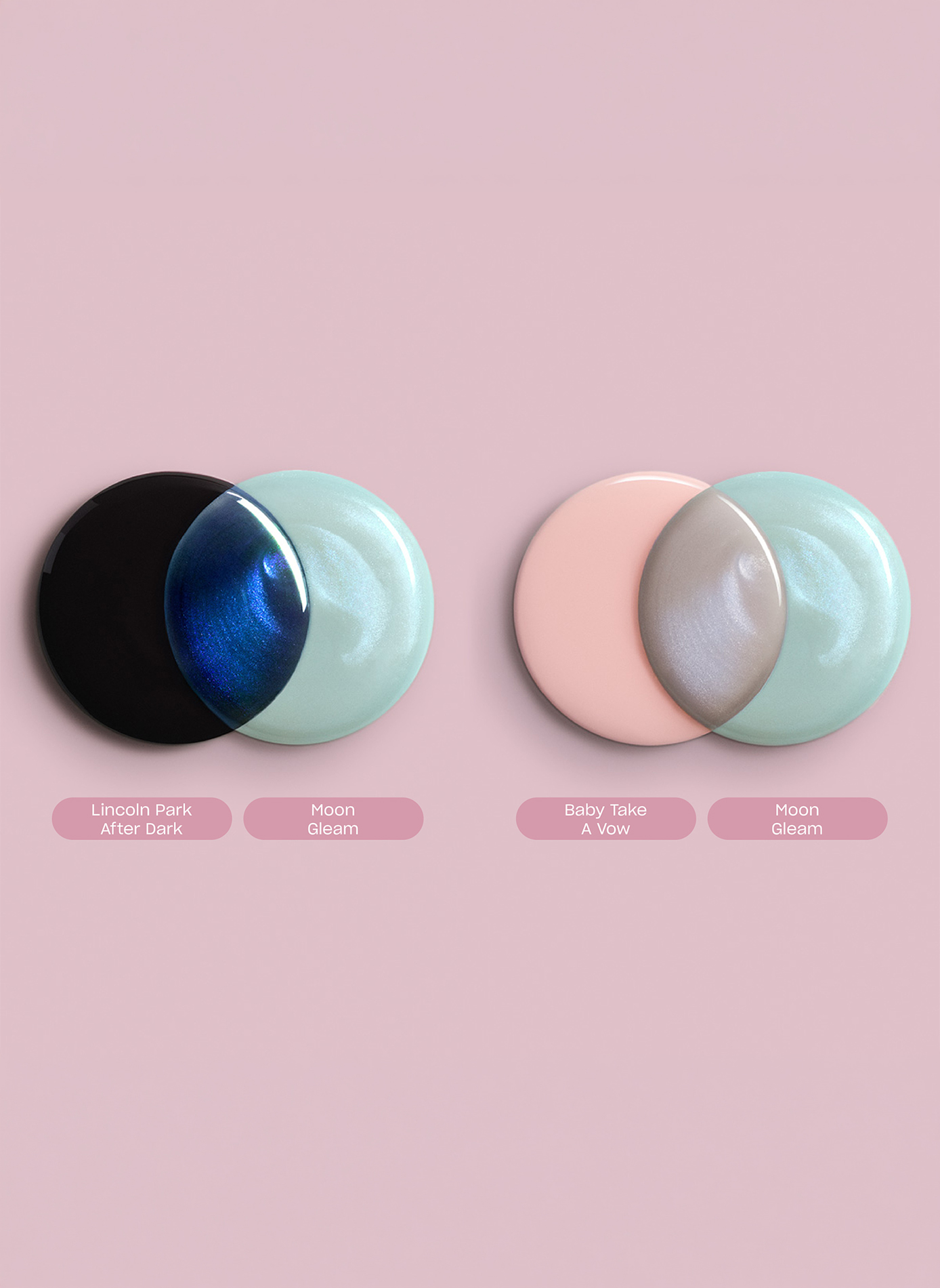 Moon Gleam - Long-lasting gel effect nail polish, glazed finish OPI Bleu clair