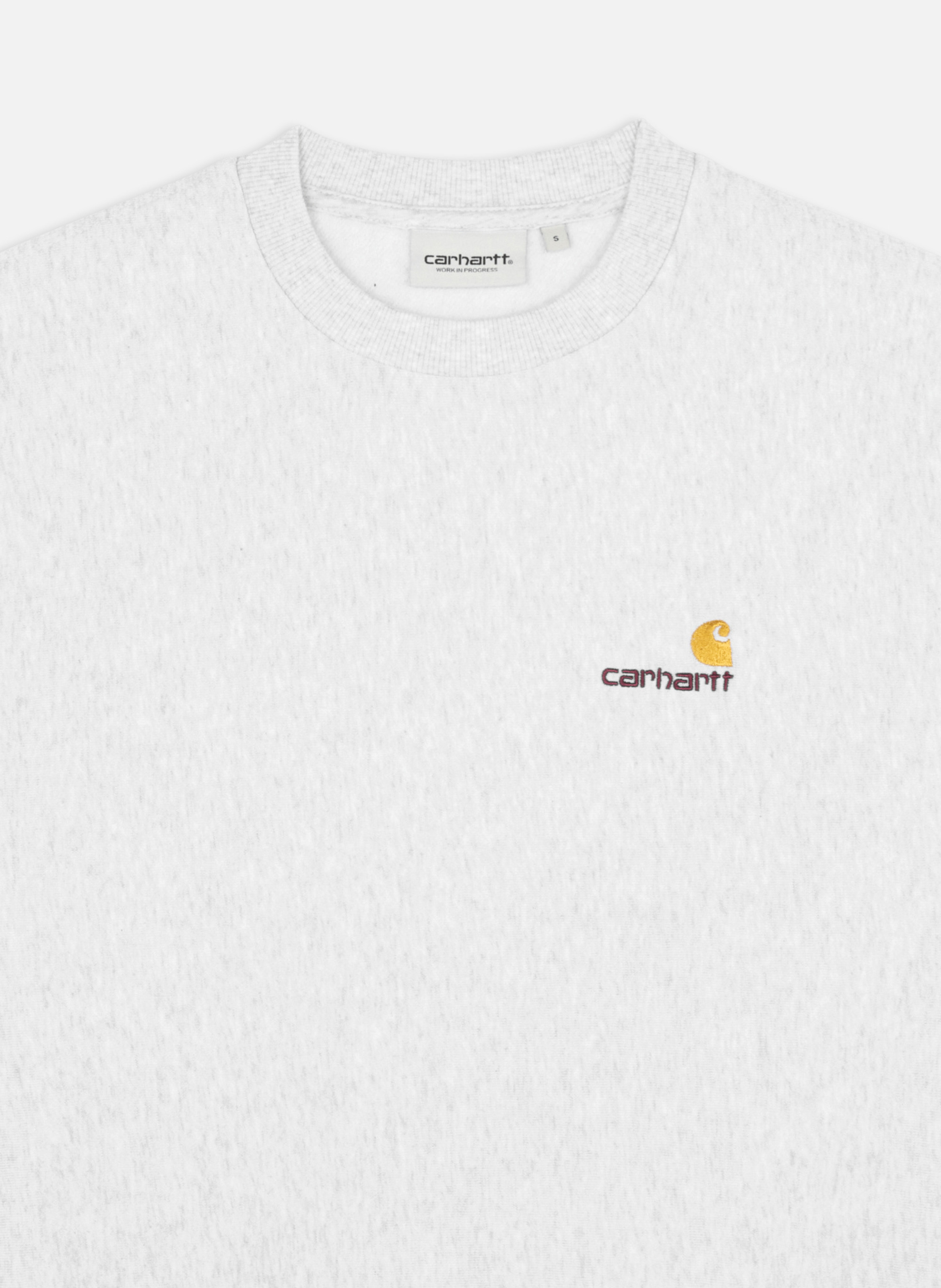 Sweatshirt w' american script sweat CARHARTT WIP Gris