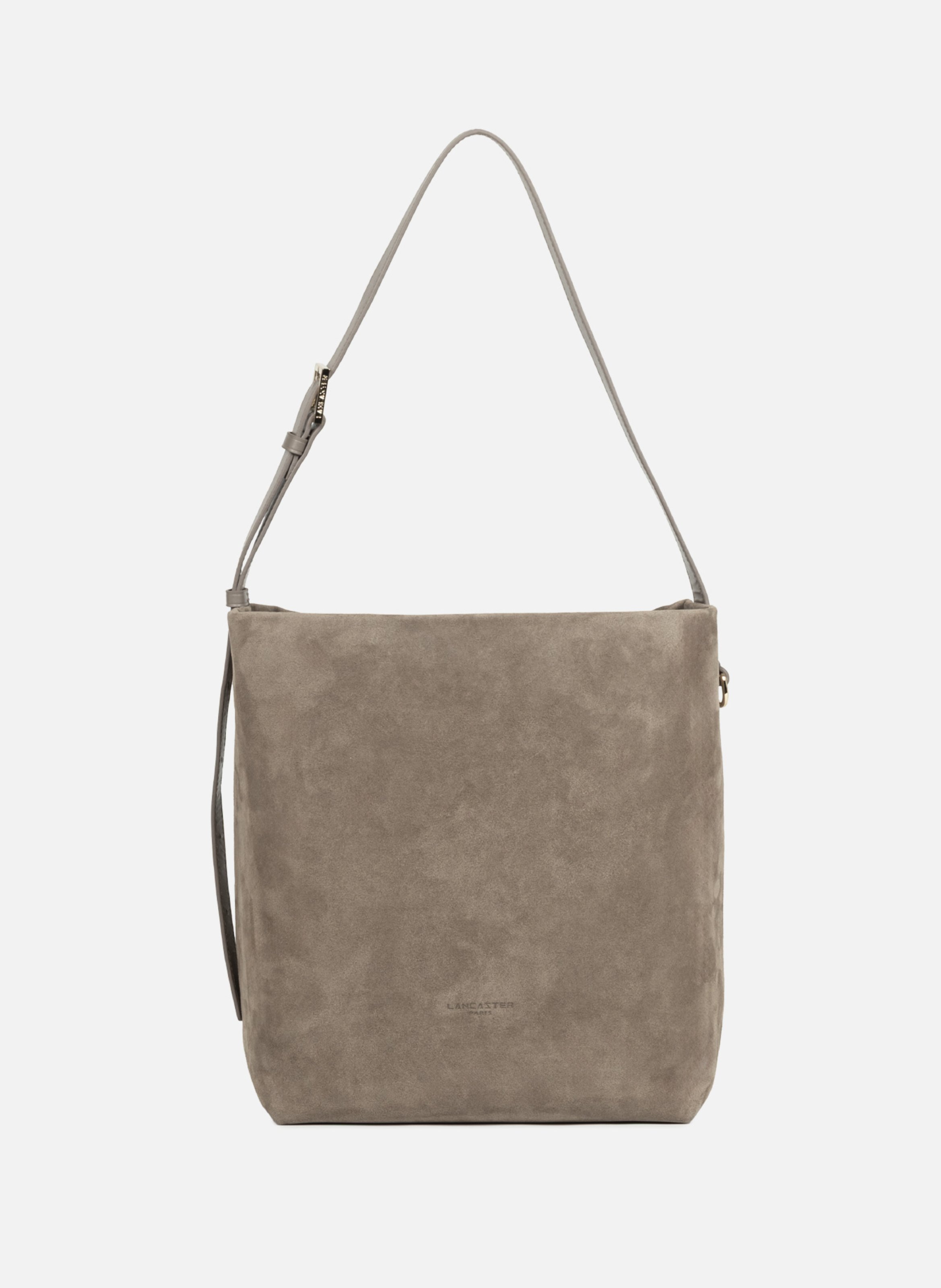 Grand sac seau - suède LANCASTER Gris