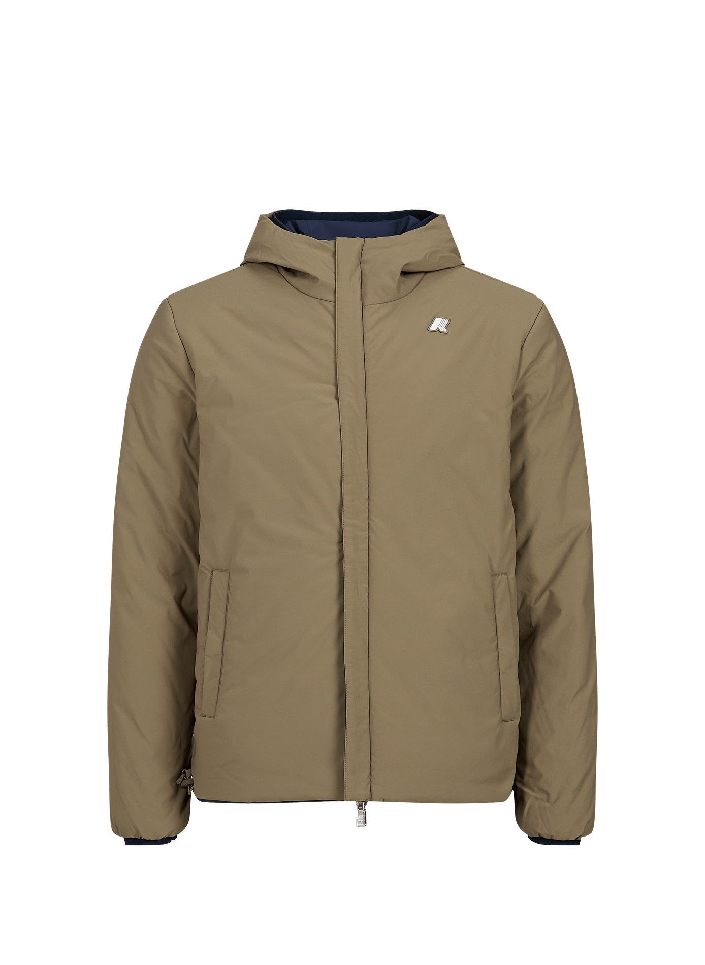 Parka with high collar K-WAY Blue