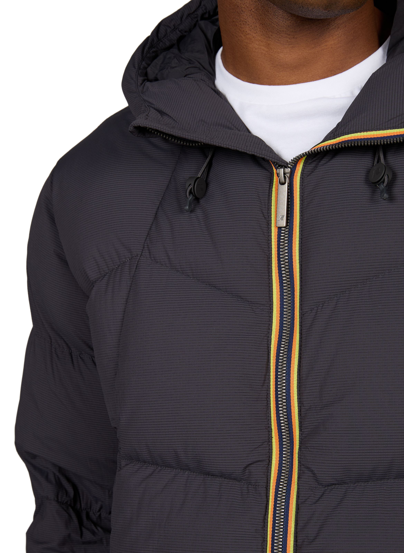 Doudoune col montant  K-WAY Gris