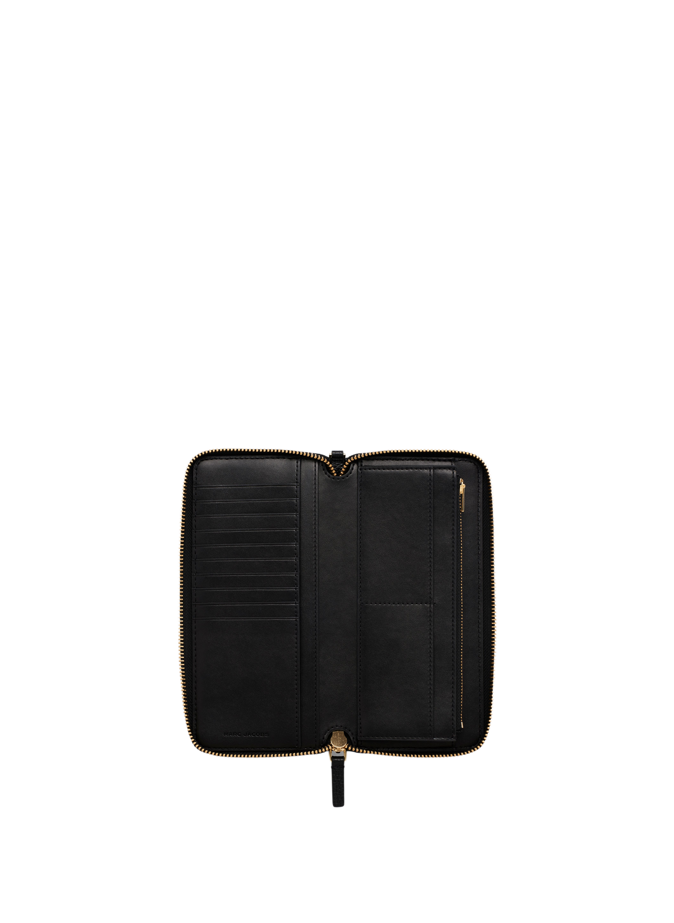 Das Leder-Continental-Portemonnaie MARC JACOBS Schwarz