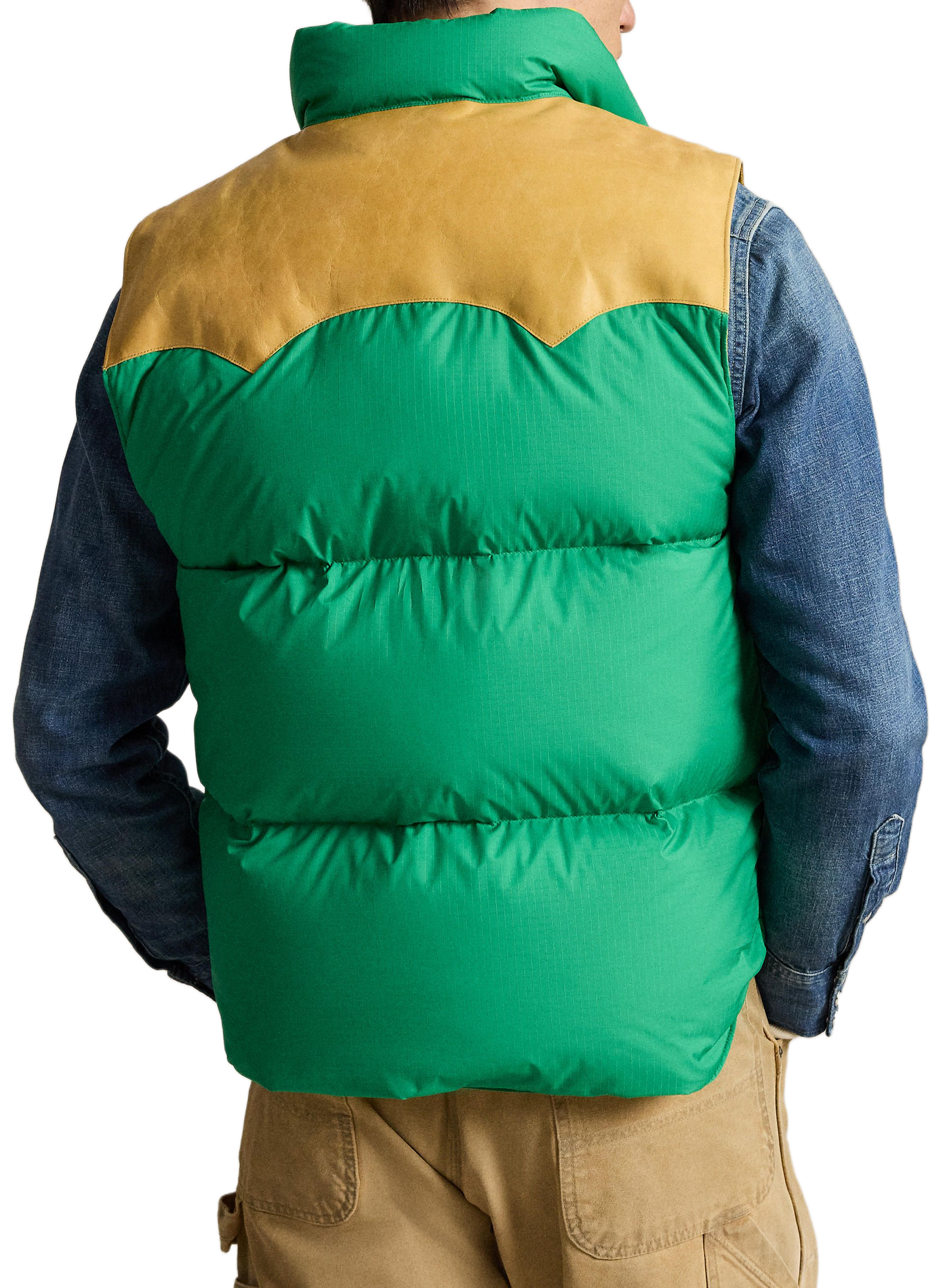 Blouson droit col montant matelassé POLO RALPH LAUREN Vert
