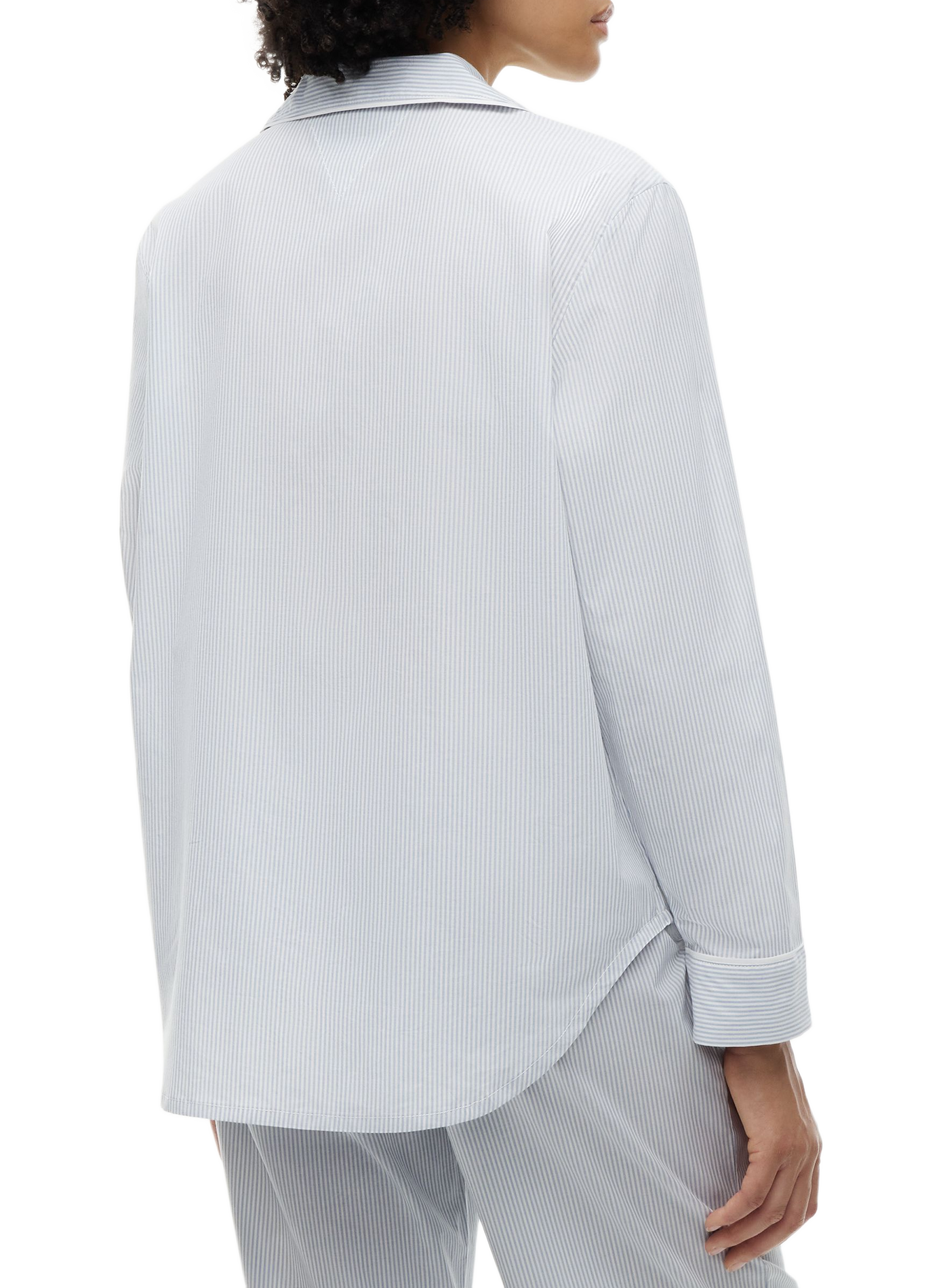 Chemise de pyjama en popeline TOMMY HILFIGER Gris