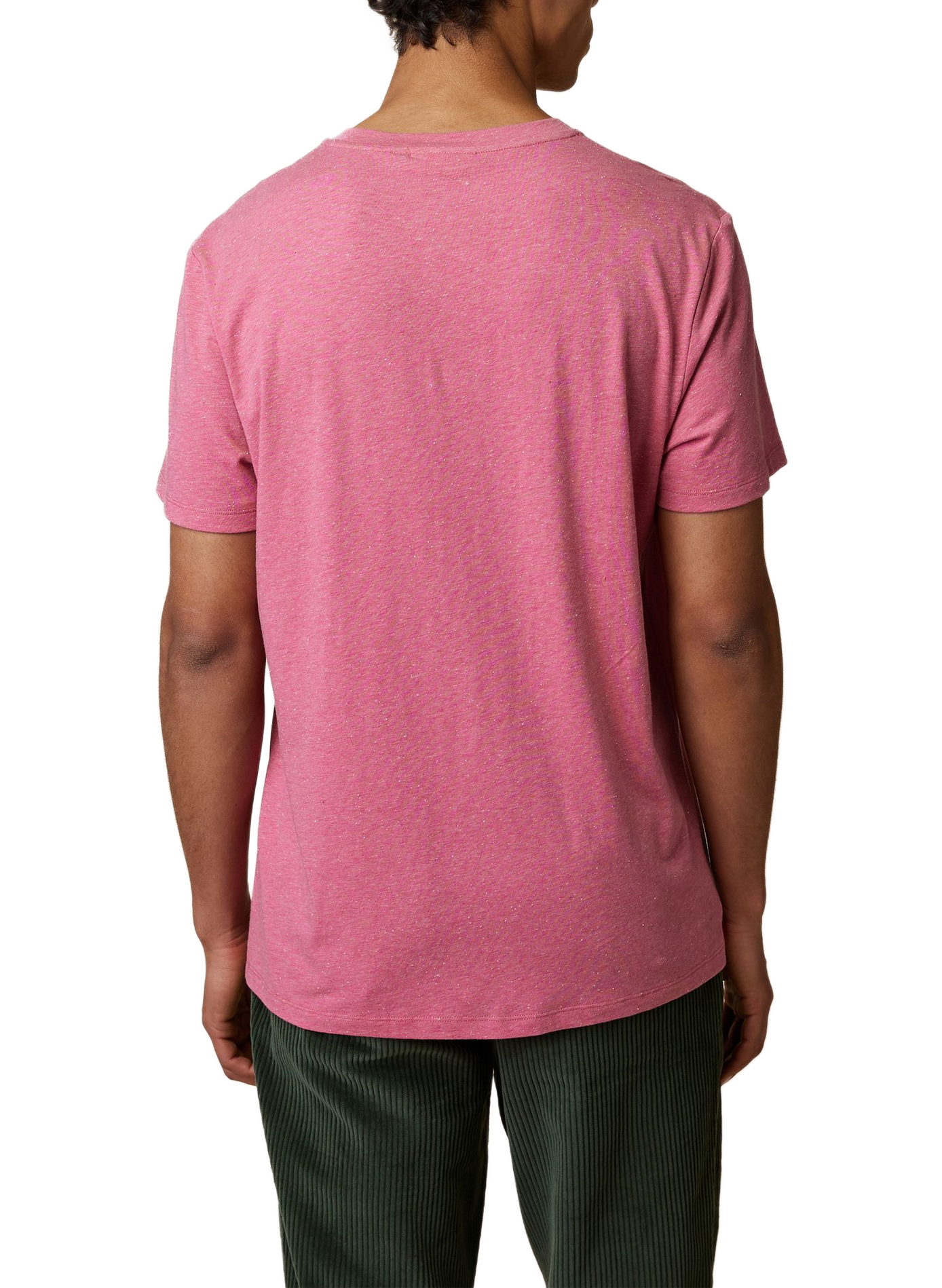 T-shirt met ronde hals en stippen FAGUO Roze