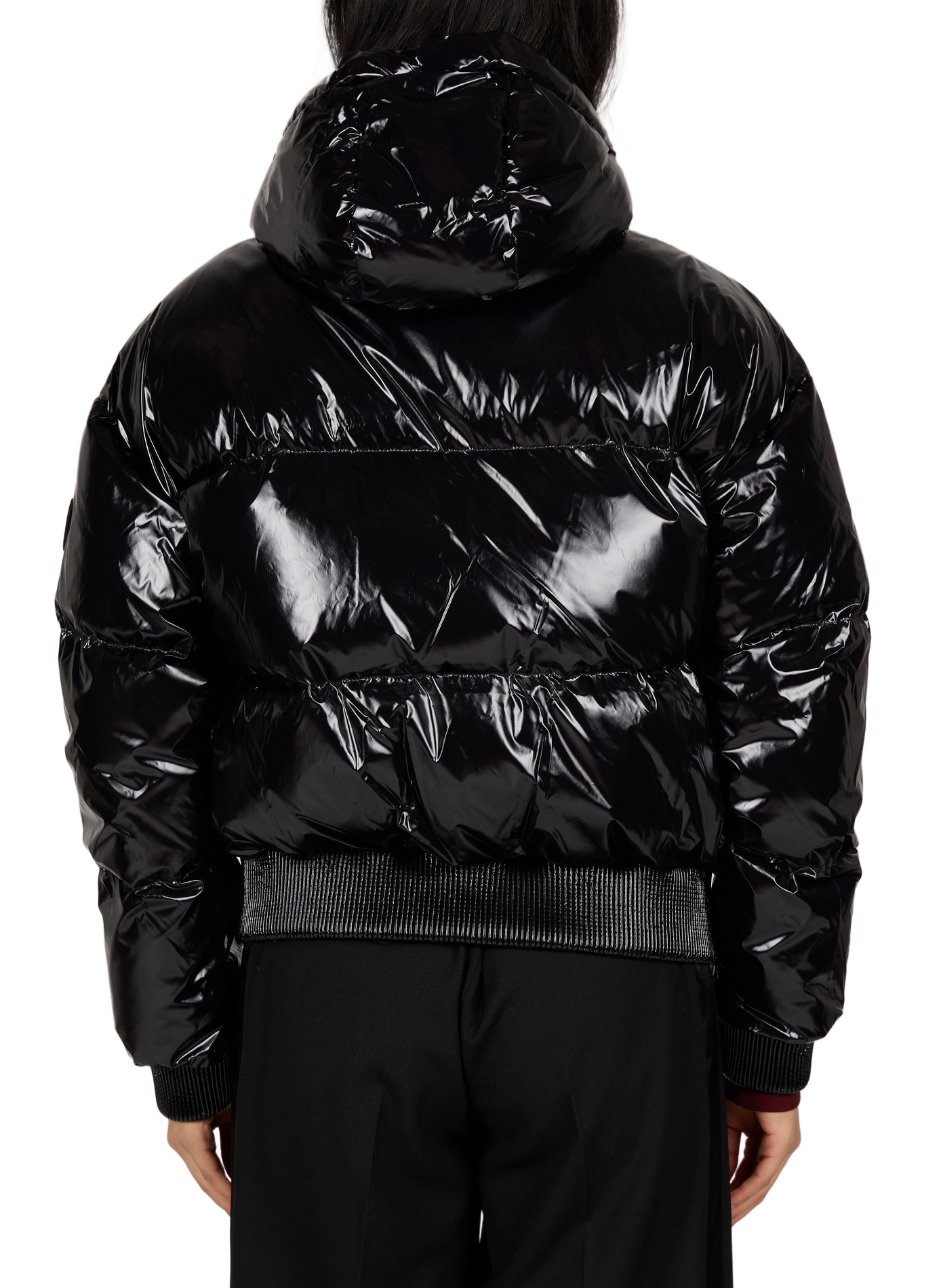NINE patent puffer jacket with adjustable hood GERTRUDE Black