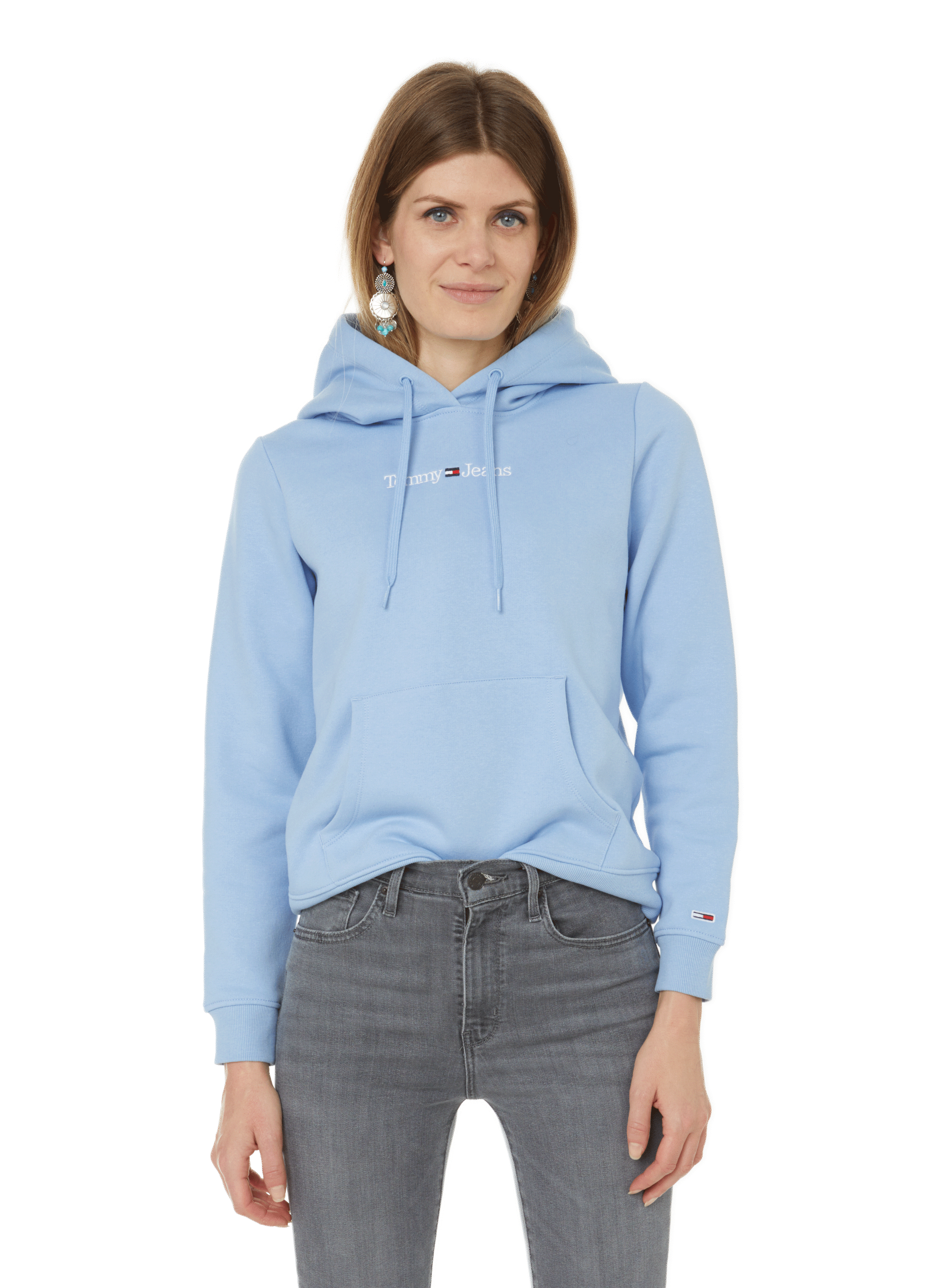 COTTON-BLEND HOODIE - TOMMY HILFIGER for WOMEN | Printemps.com