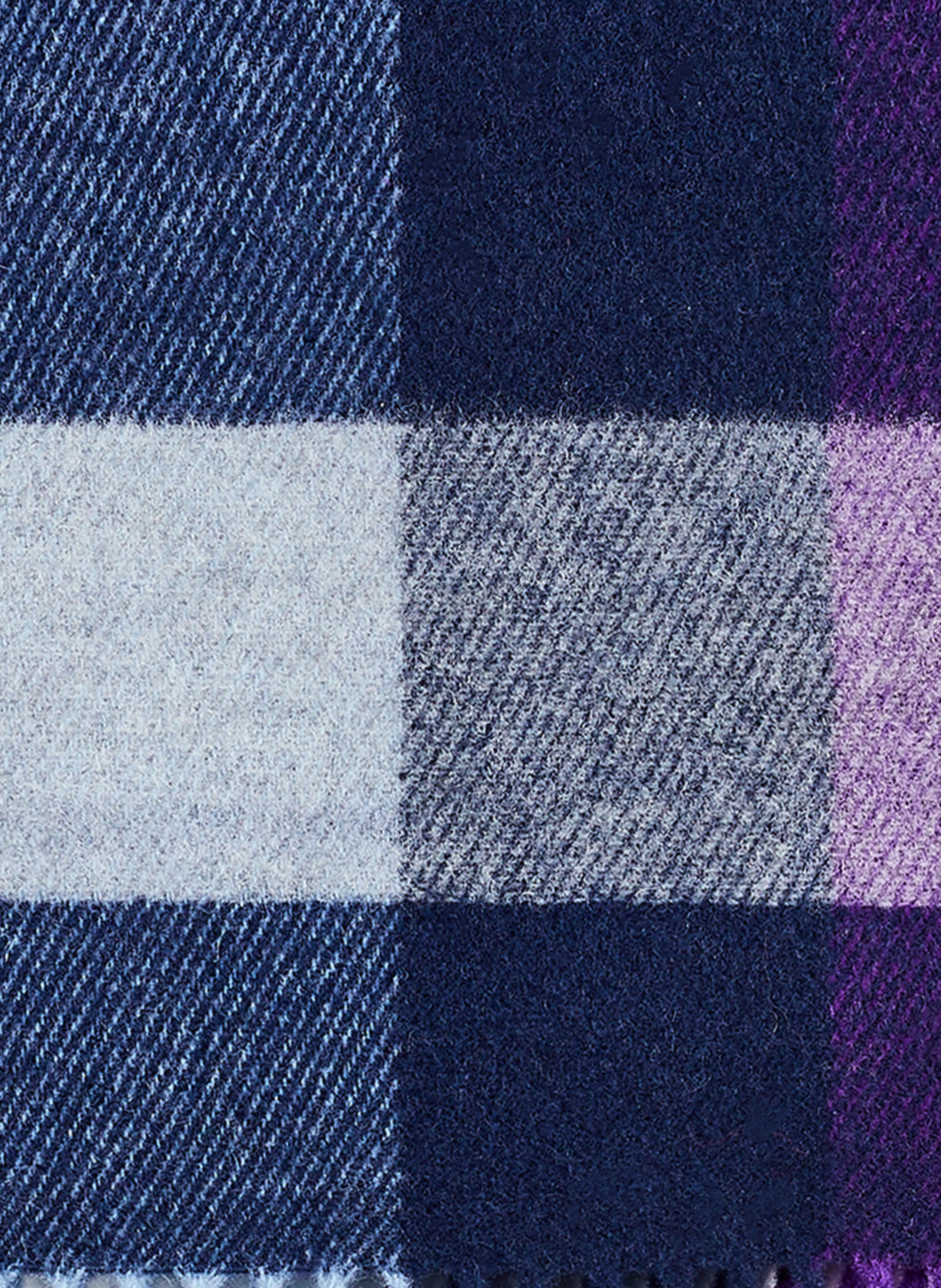 Echarpe à carreaux en laine mélangée SAISON 1865 Multicolore