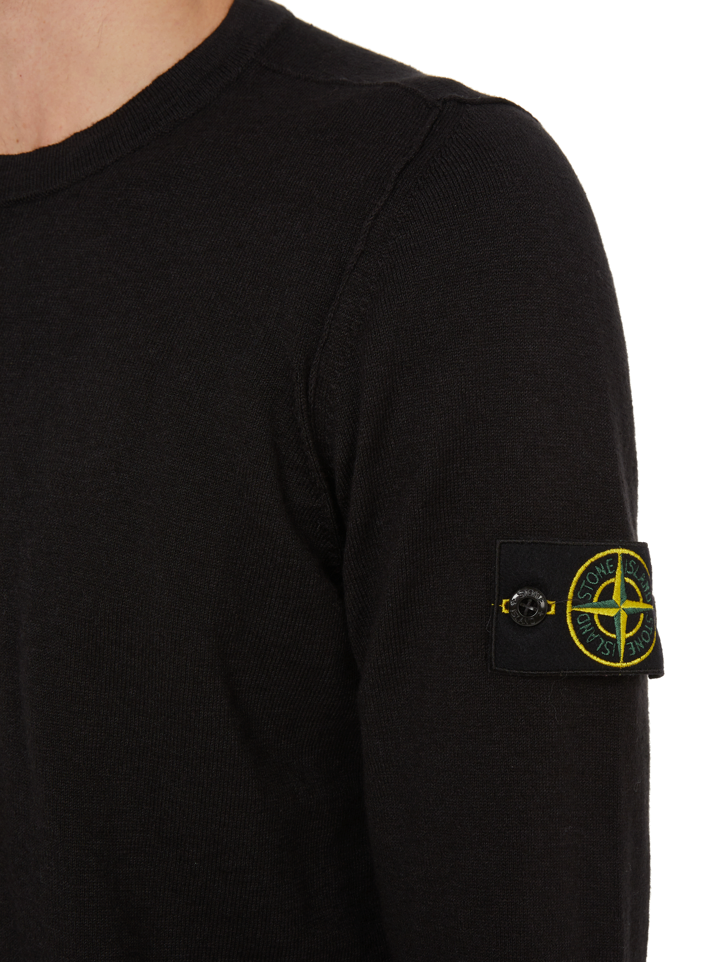 Cotton-blend jumper  STONE ISLAND Black