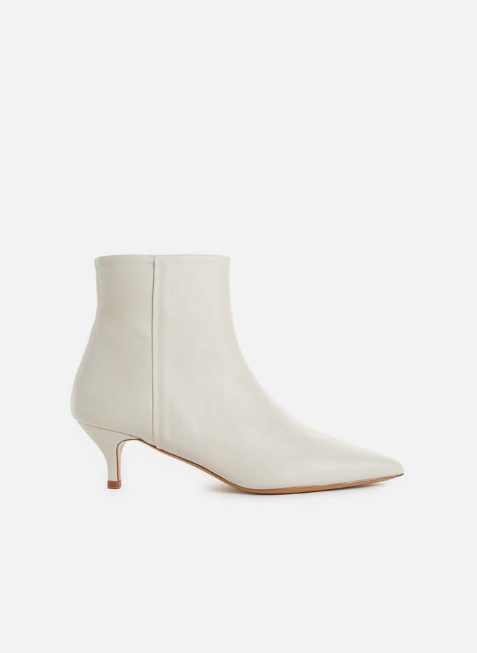 Heeled leather ankle boots SAISON 1865