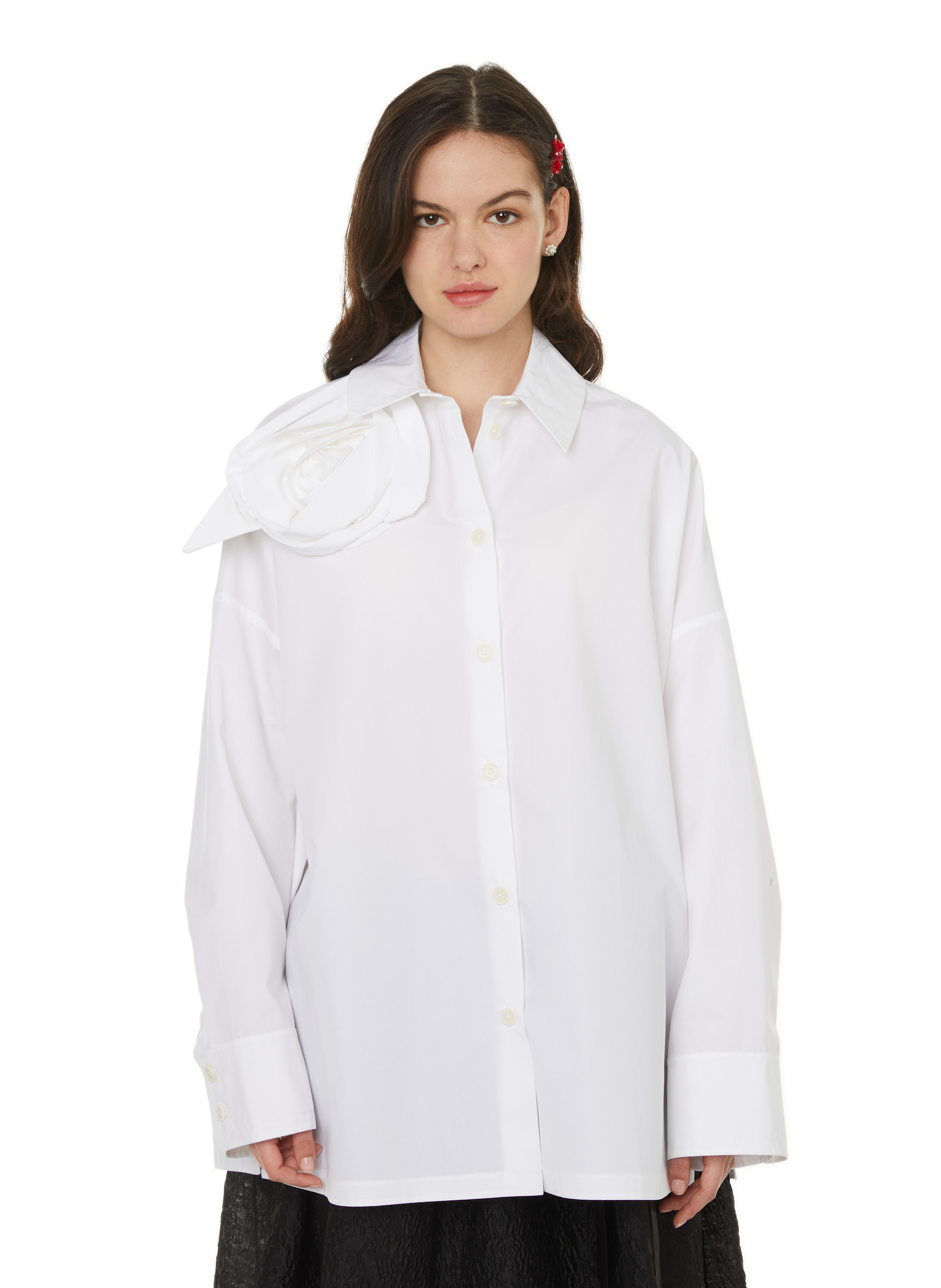 CHEMISE LARGE EN COTON DICE KAYEK pour FEMME