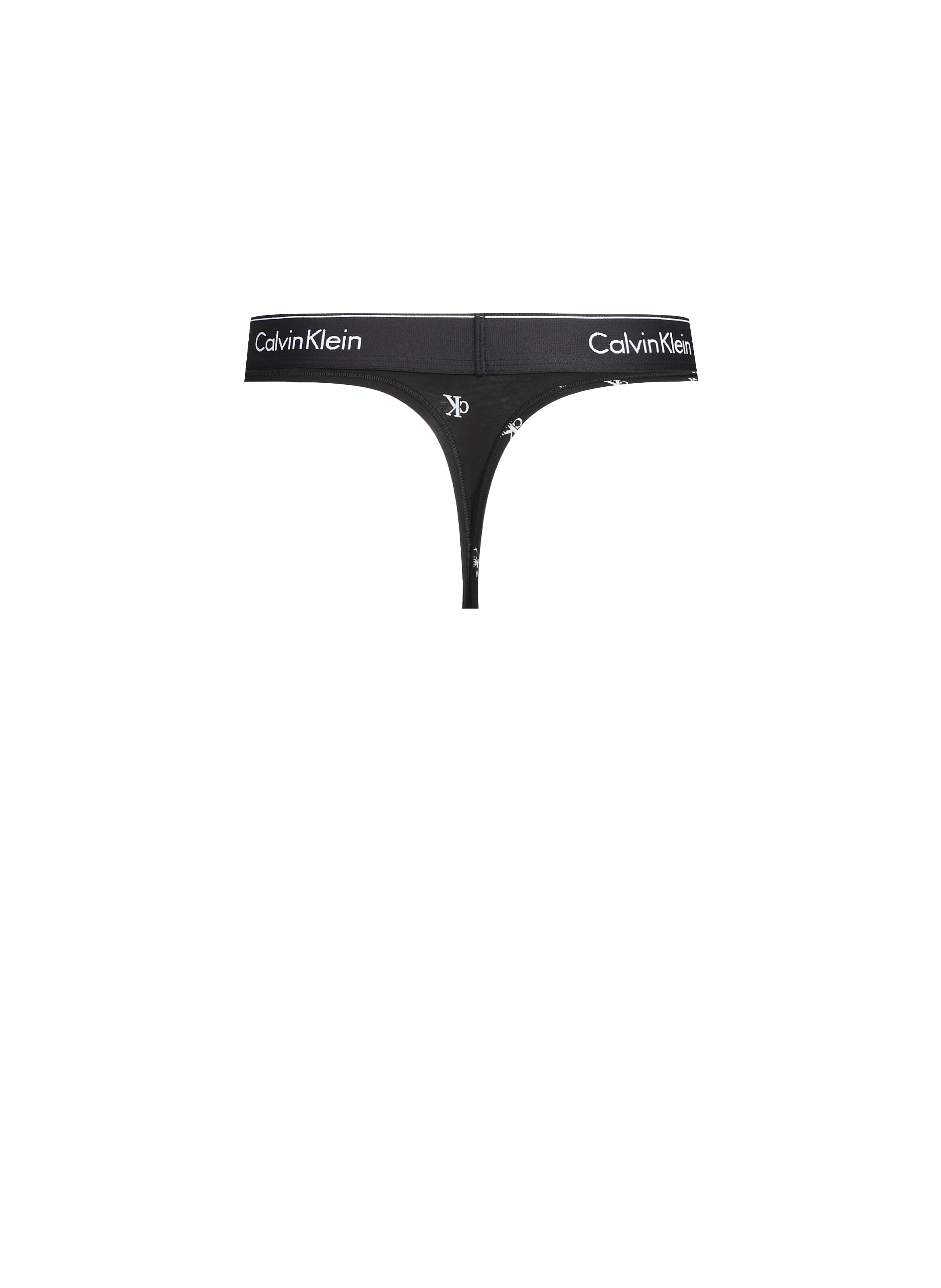 Cotton thong CALVIN KLEIN Black