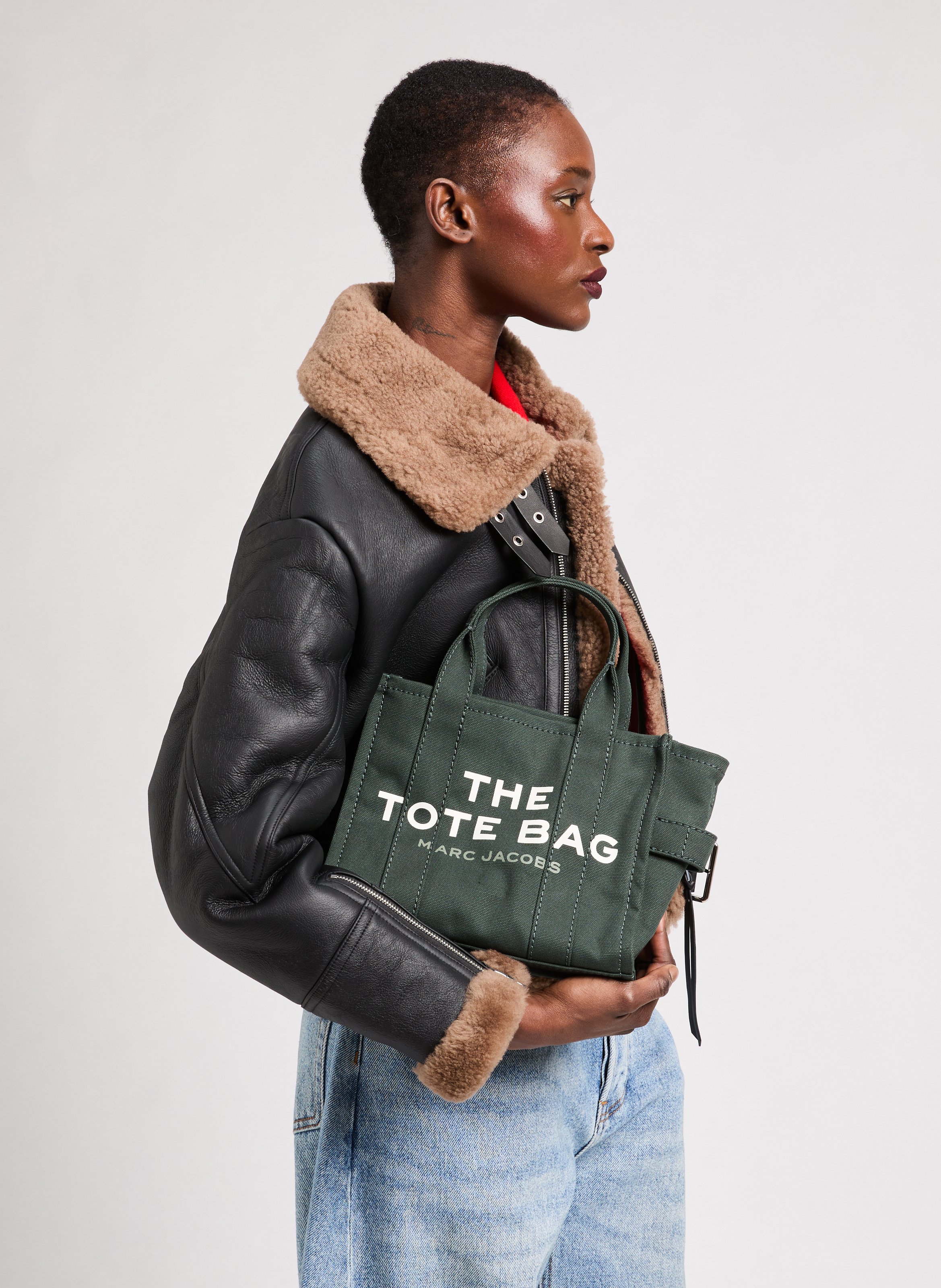 Sac cabas The Canvas Small Tote Bag MARC JACOBS Vert