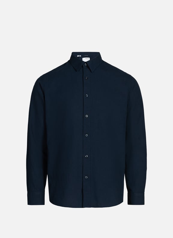 Cotton and linen shirt Blue by SELECTED SELECTED Cotton and linen shirt Blue