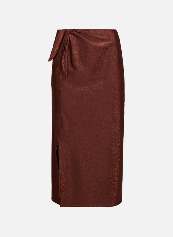 Long pareo with sequins Brown by LA NOUVELLE LA NOUVELLE Long pareo with sequins Brown