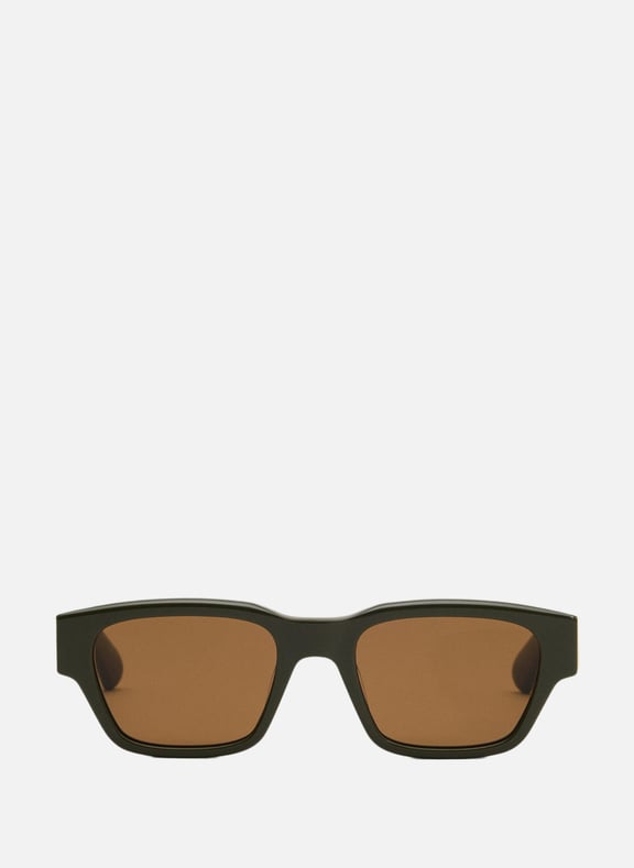 Lunettes de soleil ami de coeur unisexes Vert by AMI PARIS AMI PARIS Lunettes de soleil ami de coeur unisexes Vert