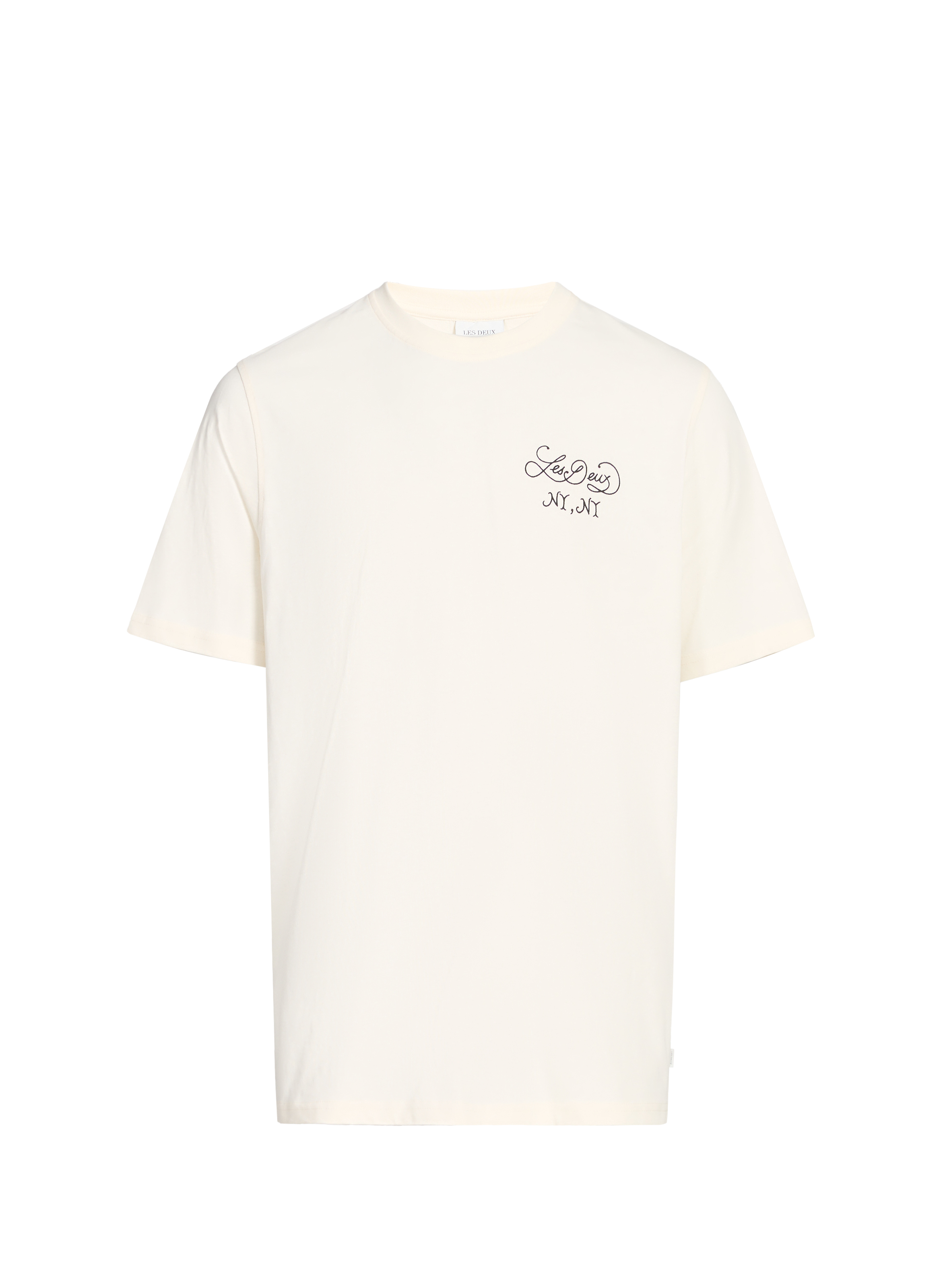 T-shirt à imprimé en coton LES DEUX Blanc