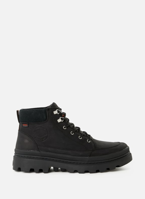 Mid-high leather wedge shoes Black by PALLADIUM PALLADIUM Mid-high leather wedge shoes Black