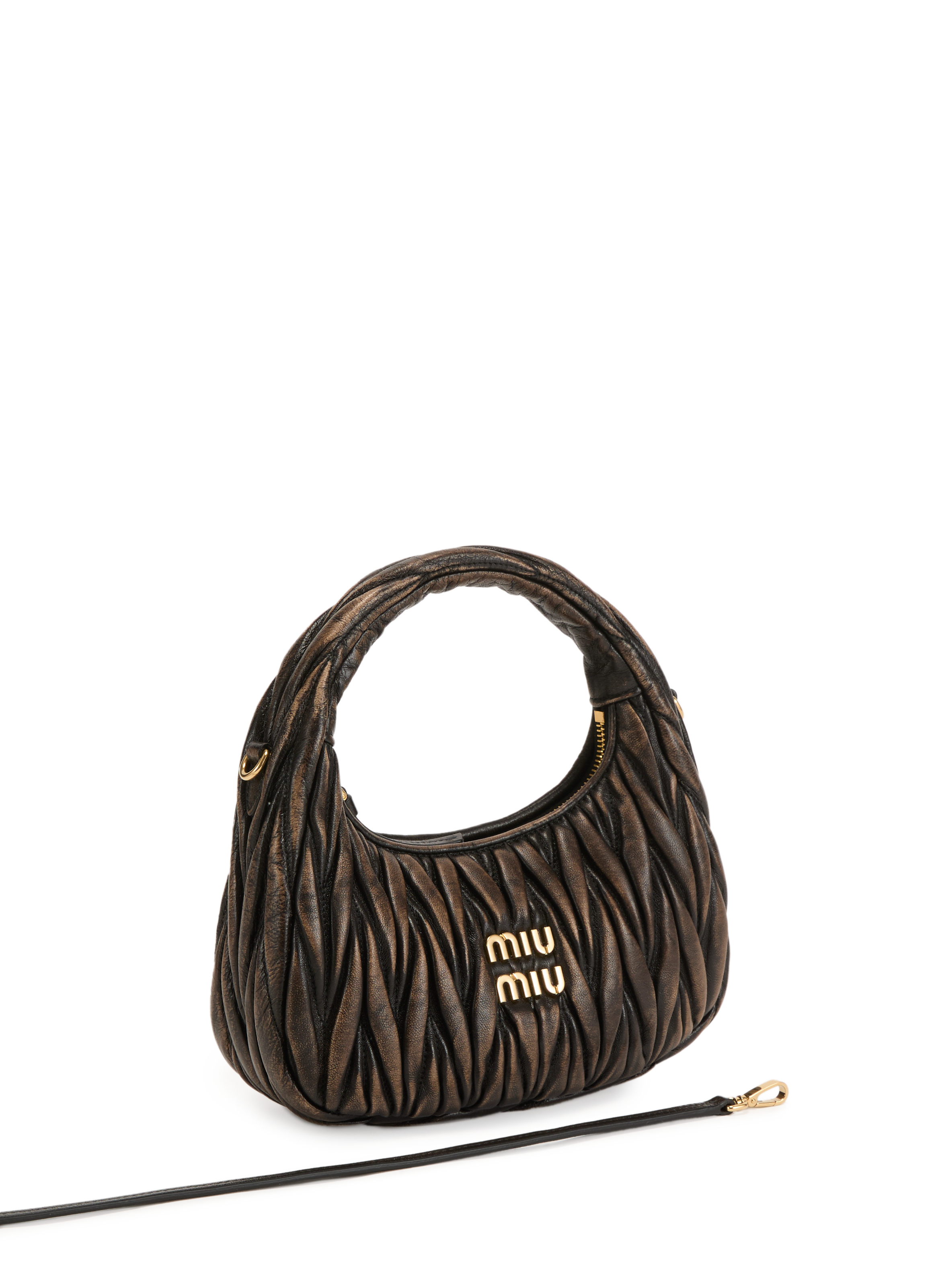 Sac à main Wander matelassé  MIU MIU Marron