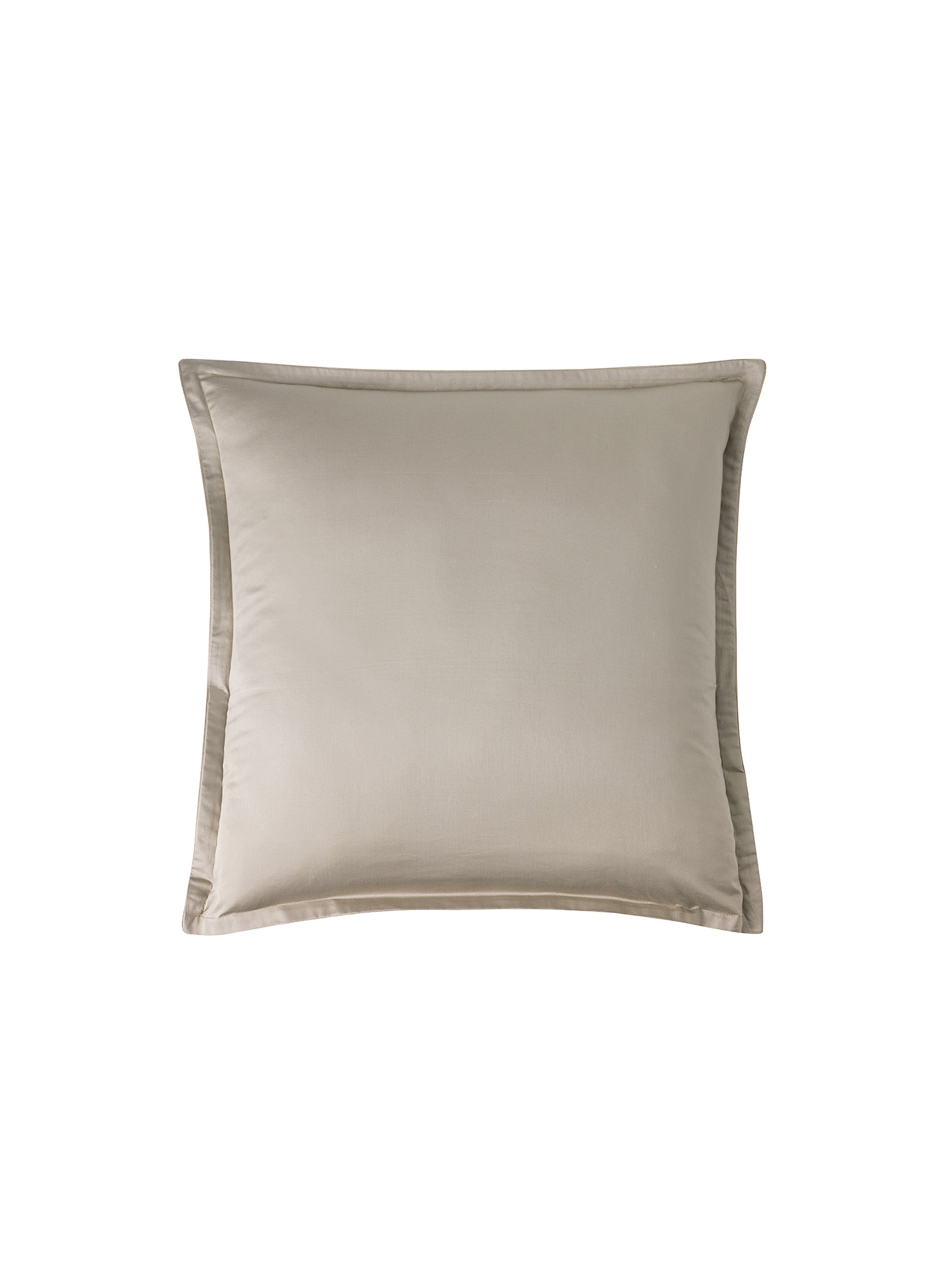 Taie d'oreiller imprimée en satin de coton bio, cueillette ALEXANDRE TURPAULT Beige
