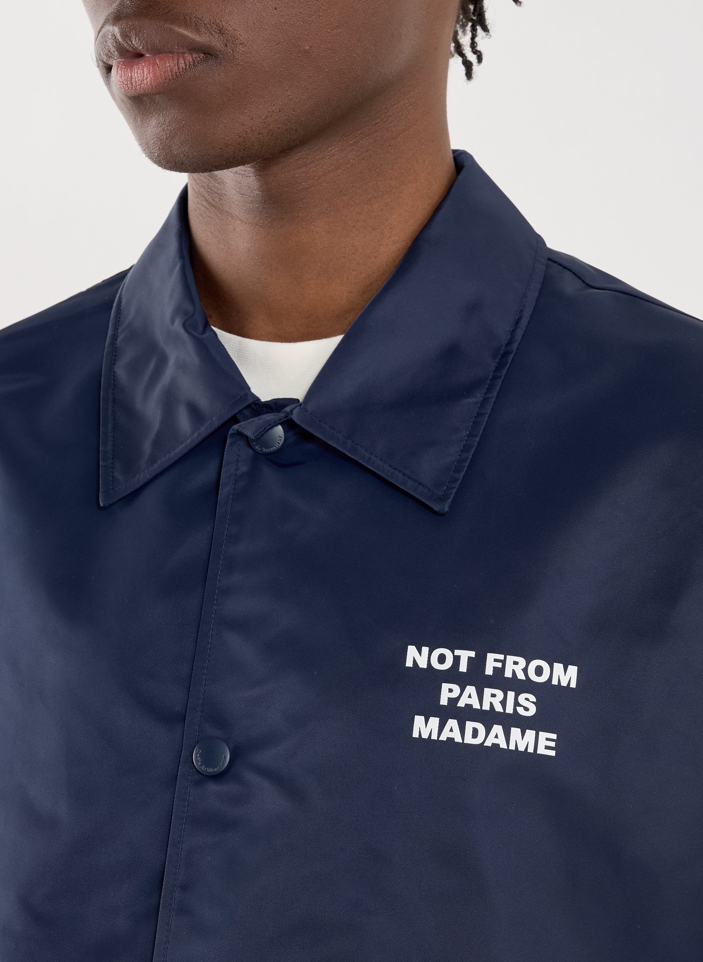 La veste slogan  DROLE DE MONSIEUR Bleu