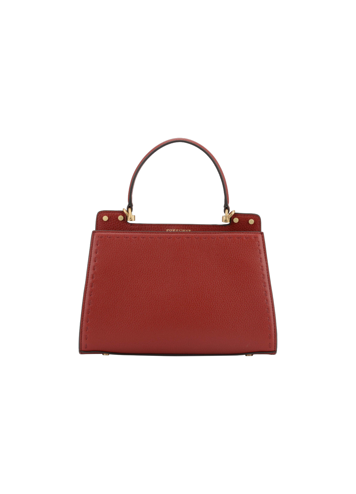 Trianon | sac porté main mm POURCHET Rouge