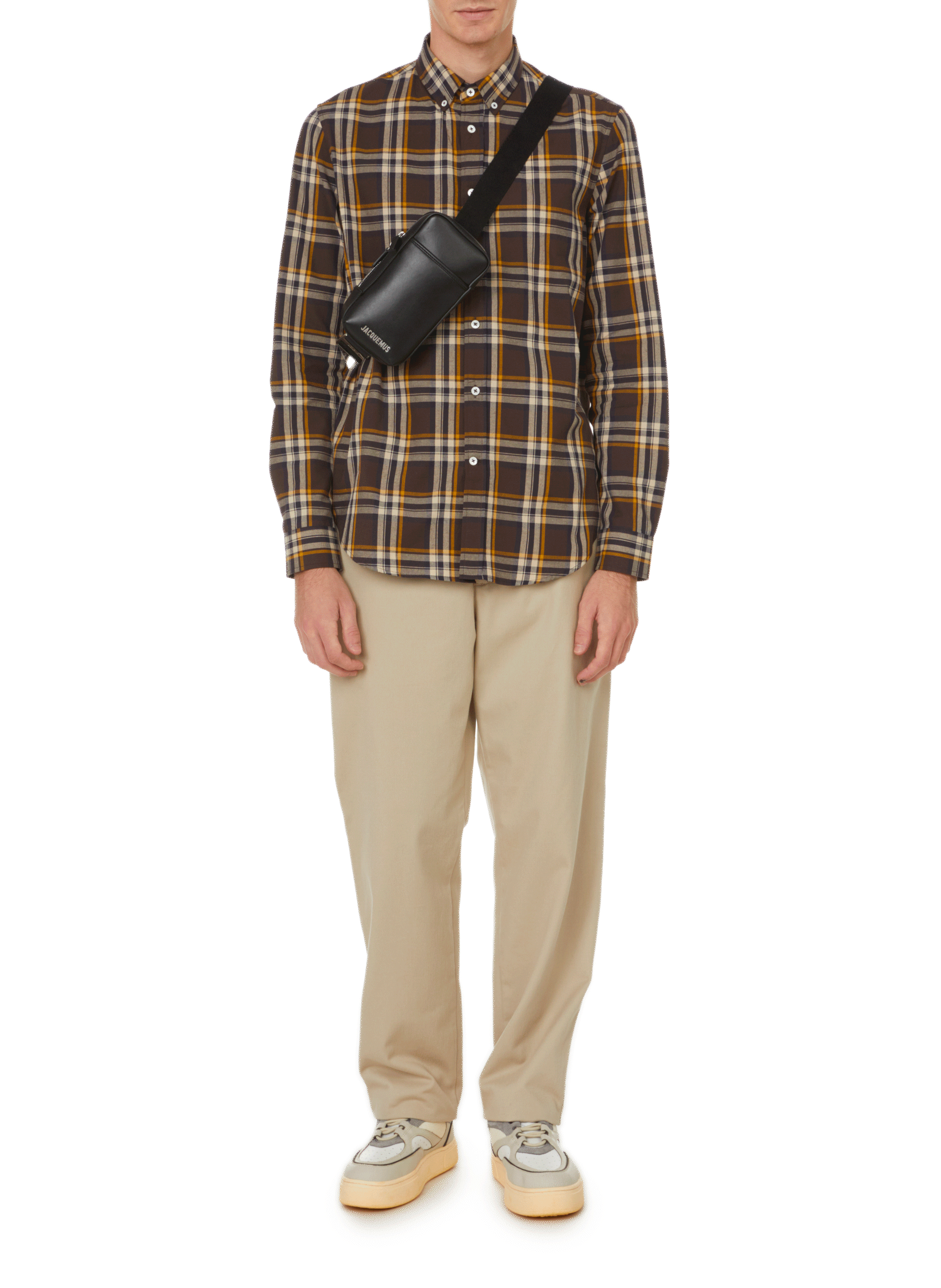 Checked shirt EDITIONS 102 Brown