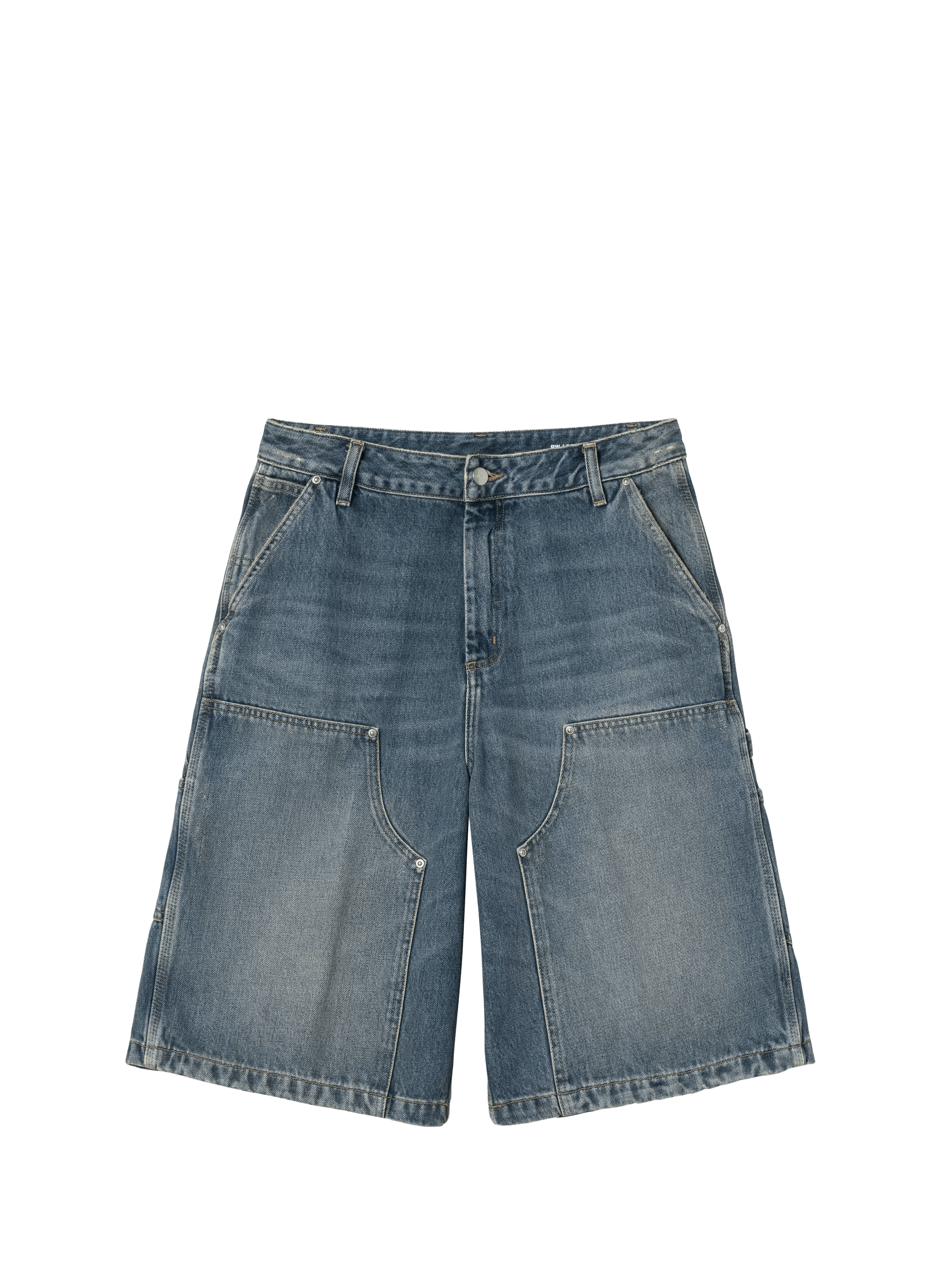 Short straight denim in cotton CARHARTT WIP Blue